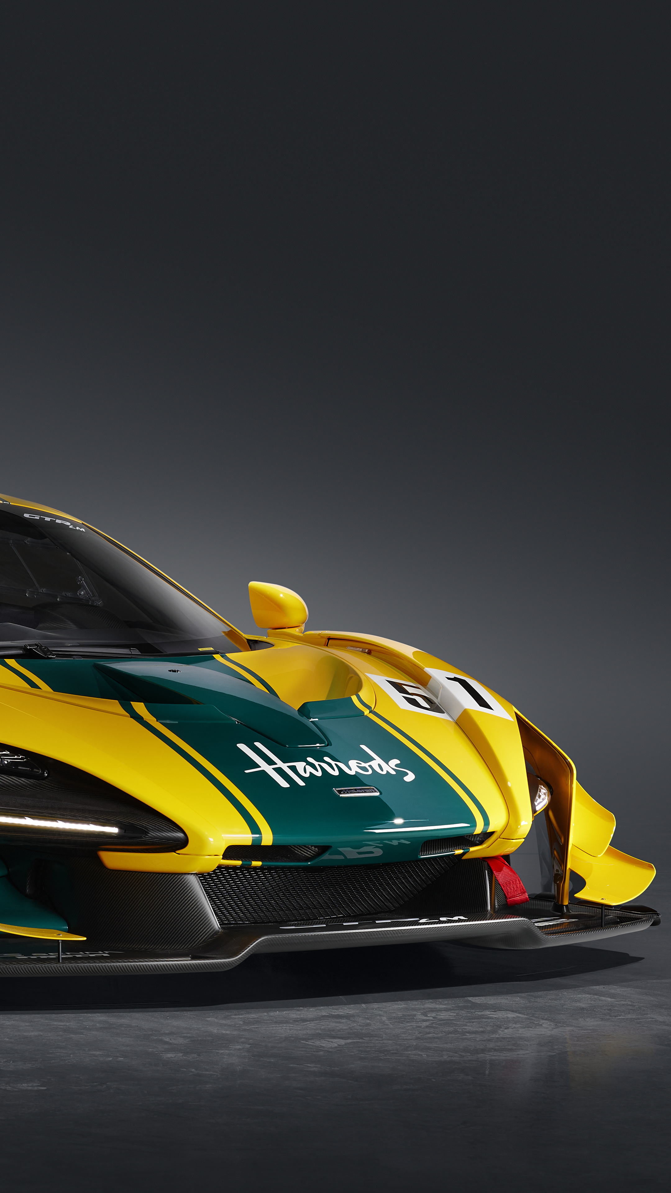 GTR LM 825 Harrods Edition, McLaren Senna Wallpaper, 2160x3840 4K Phone