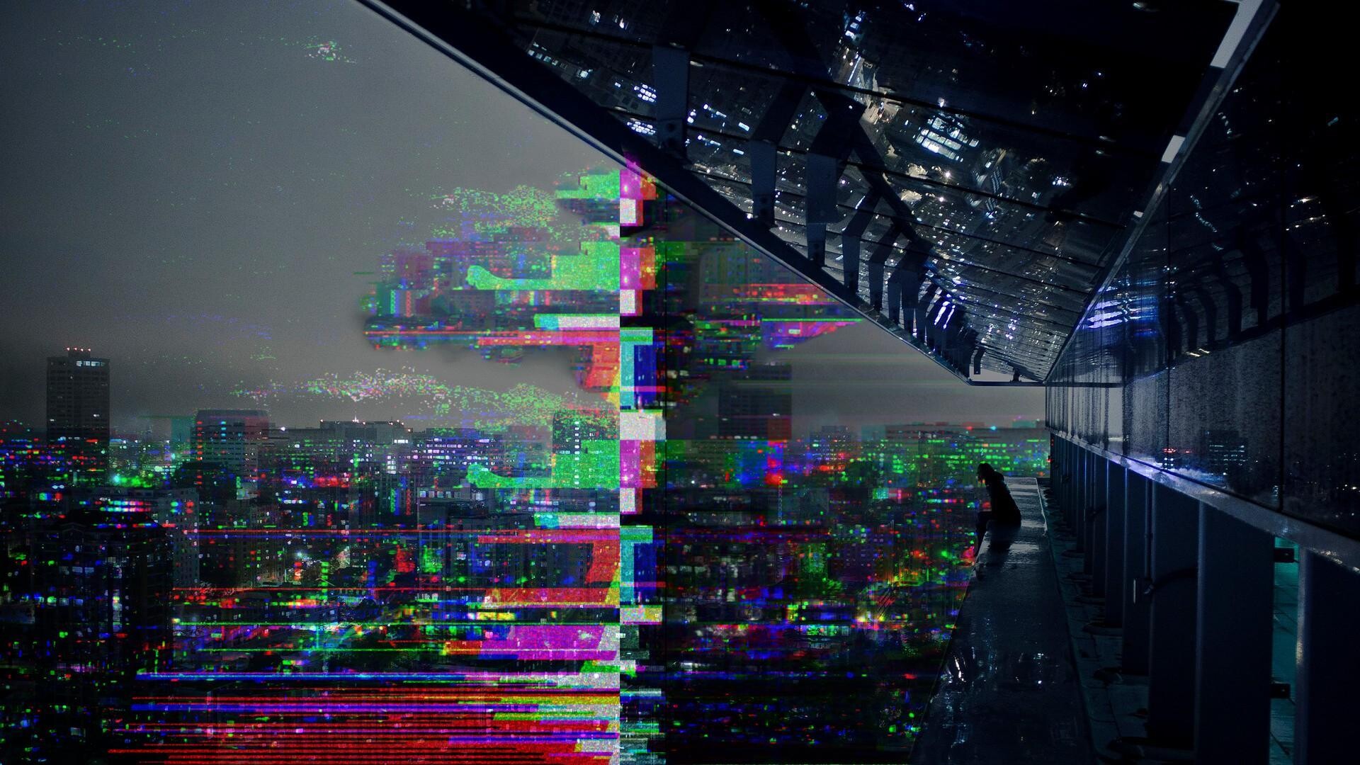 Glitch aesthetic, Computer wallpapers, Creative visuals, Artistic distortion, 1920x1080 Full HD Desktop