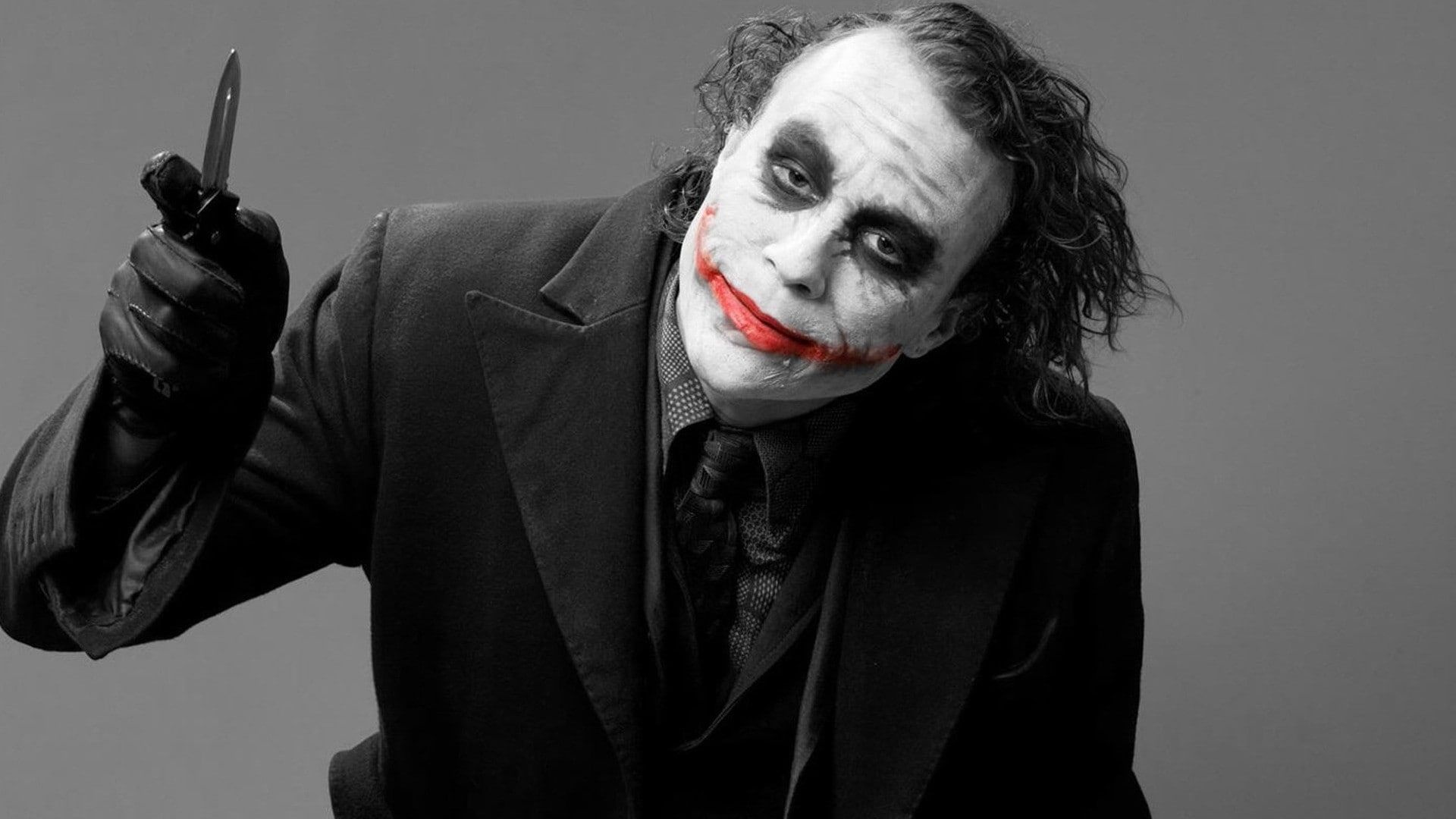 Heath Ledger, Batman universe, Joker brilliance, Poster design, 1920x1080 Full HD Desktop