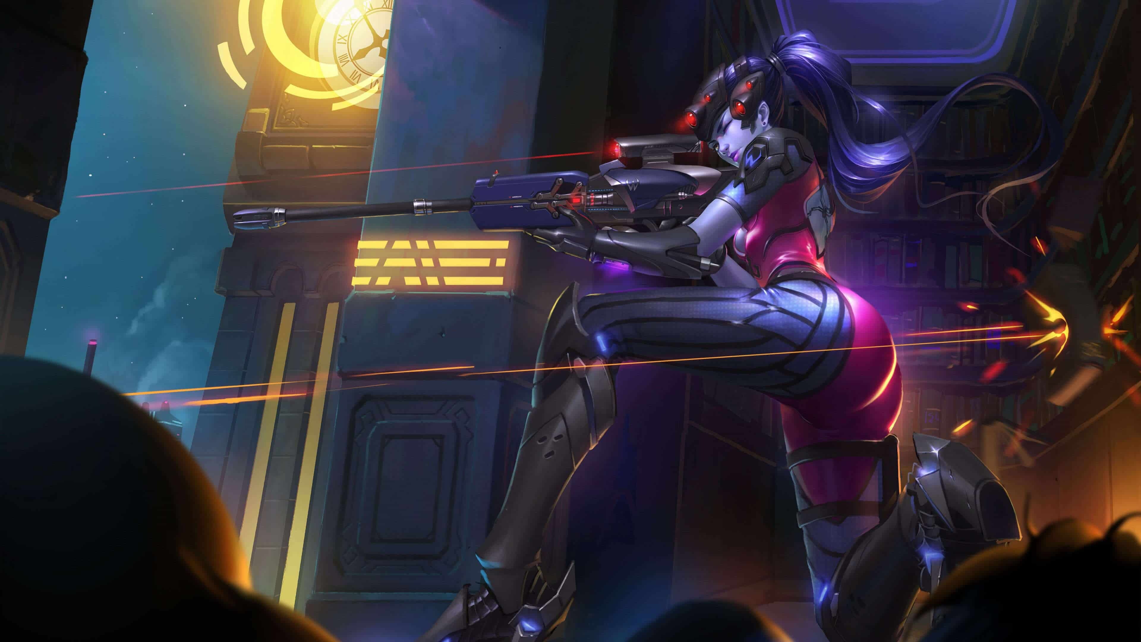 Widowmaker, Overwatch Wallpaper, 3840x2160 4K Desktop