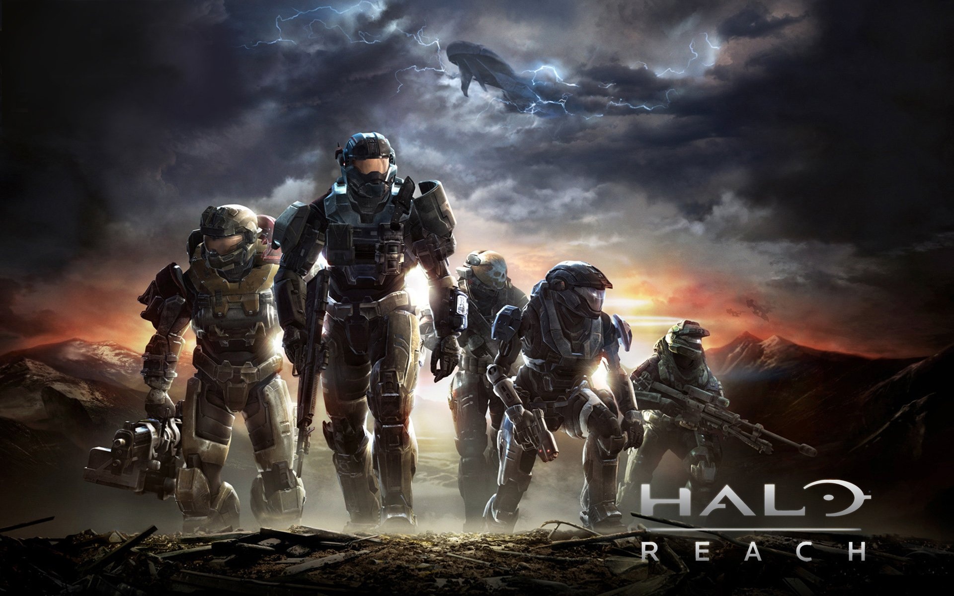 Halo: Reach gaming, Bungie's masterpiece, Artistic wallpaper, Nostalgic atmosphere, 1920x1200 HD Desktop