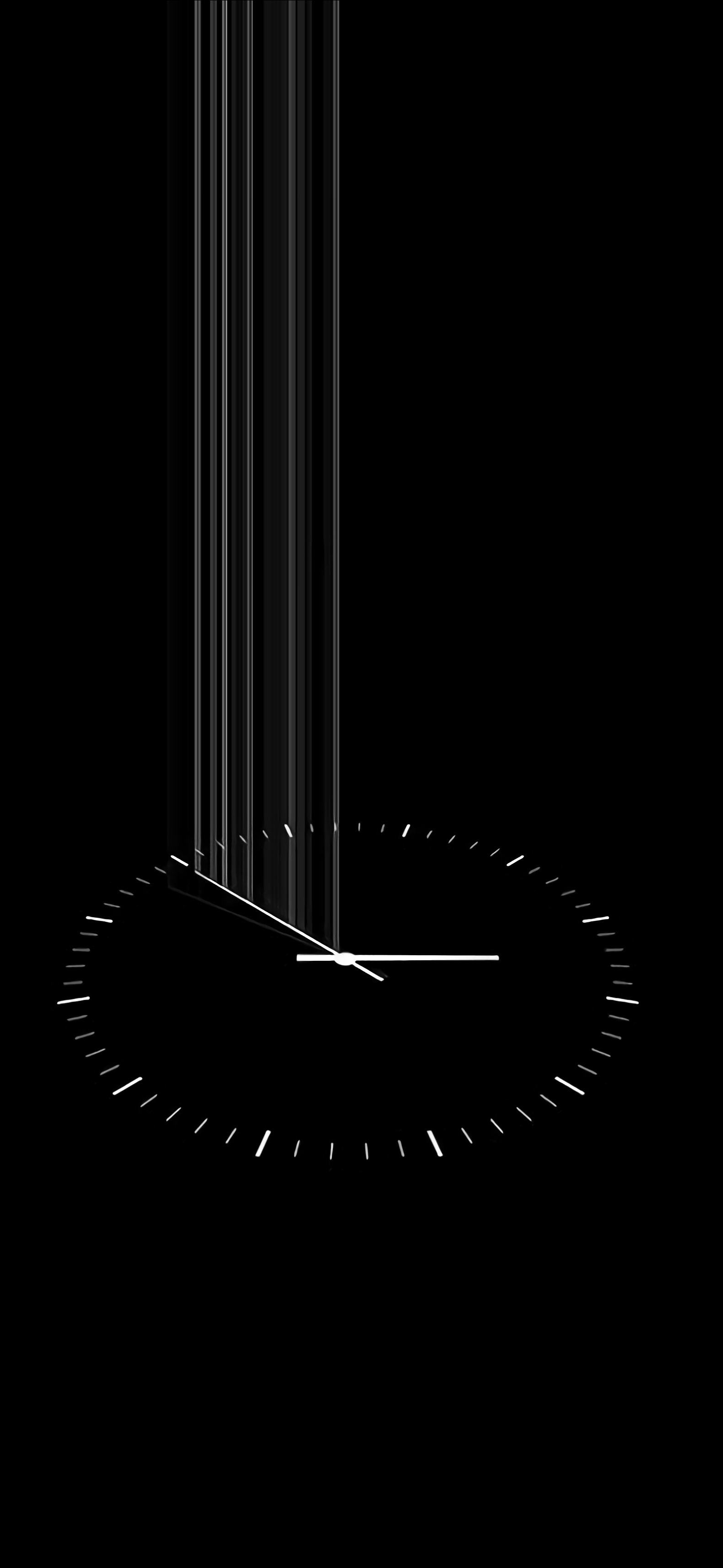 Clock, Interstellar Wallpaper, 1580x3430 HD Phone