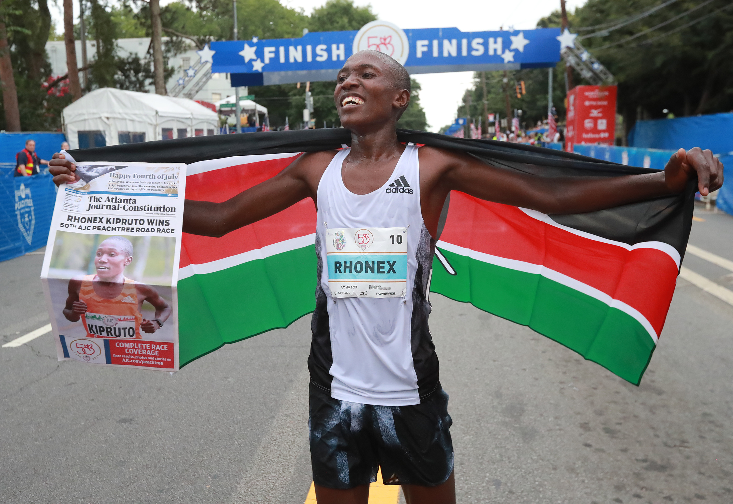 2022 AJC Peachtree Road Race, Rhonex Kipruto Wallpaper, 2400x1660 HD Desktop