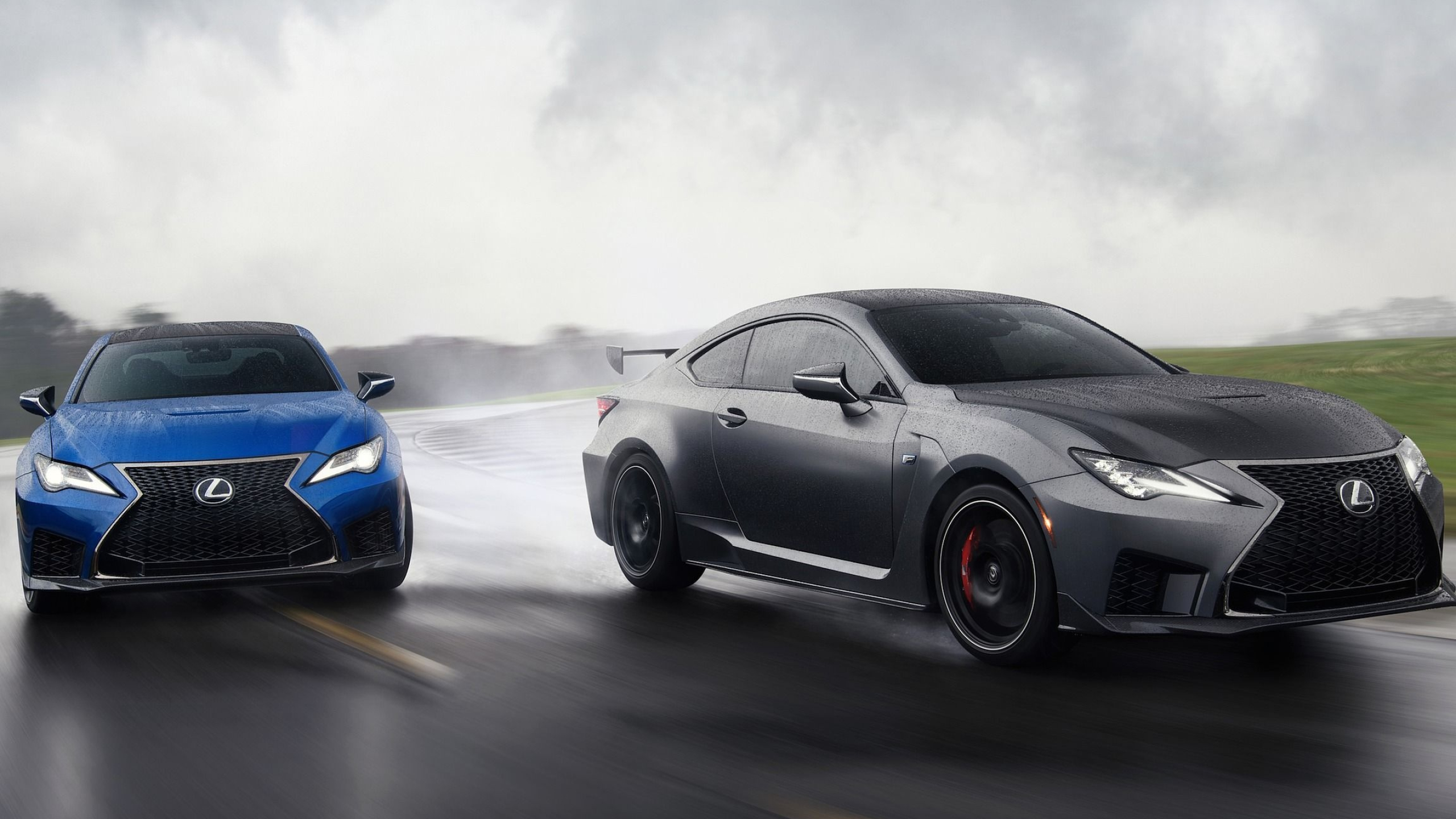 Lexus RC F, Top free backgrounds, Sporty aesthetics, High performance, 2560x1440 HD Desktop