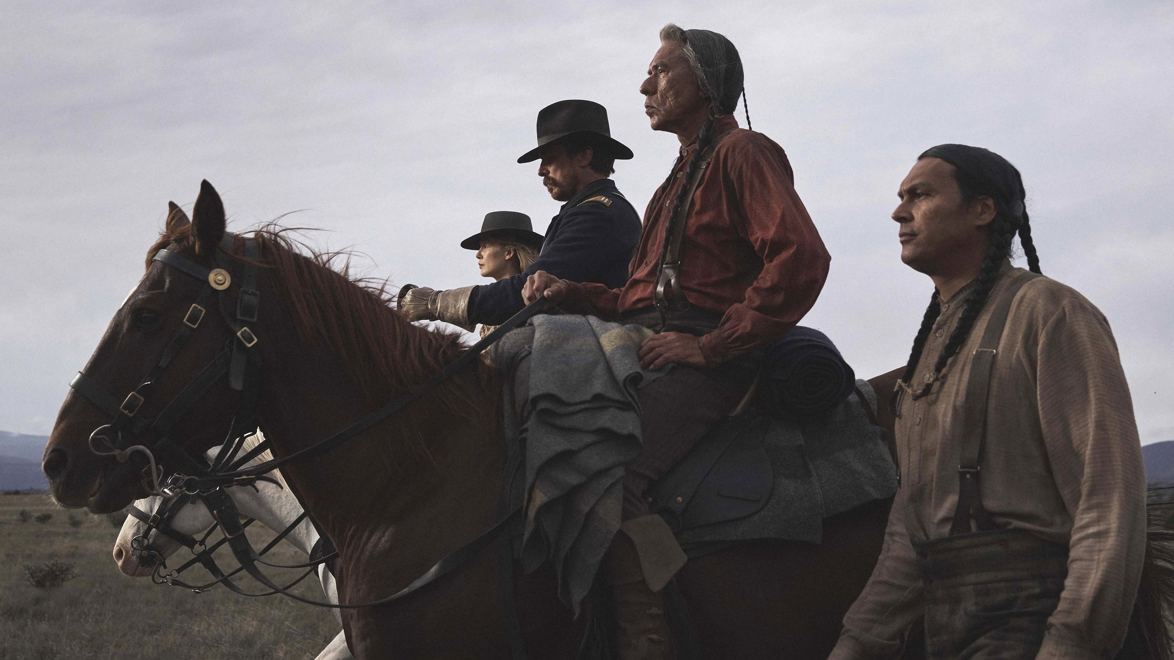 Hostiles, Christian Bale, Native American, Frontier, 3840x2160 4K Desktop