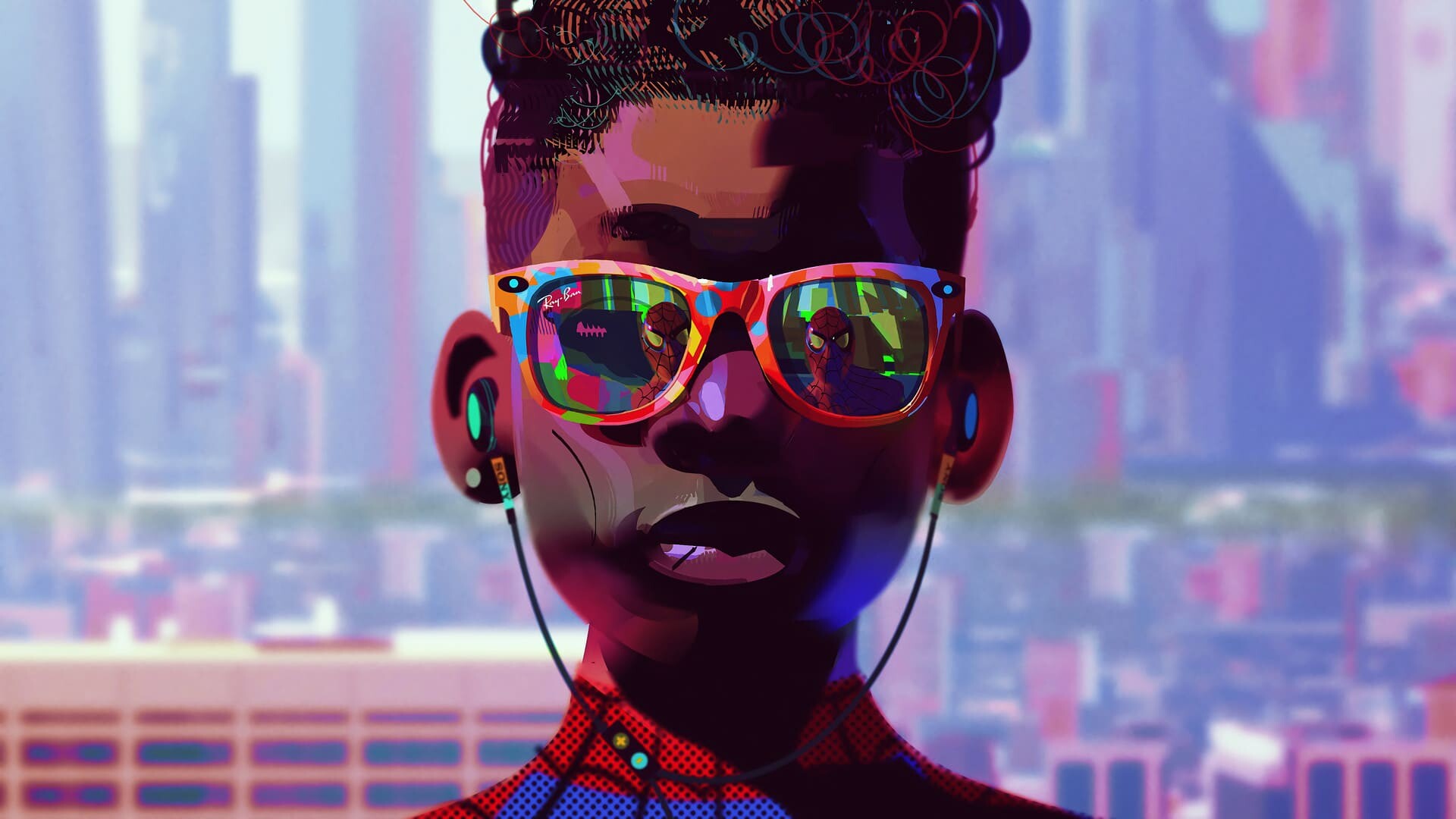 Spider-Man: Across the Spider-Verse, Animation masterpiece, Multiverse adventure, Artistic visuals, 1920x1080 Full HD Desktop