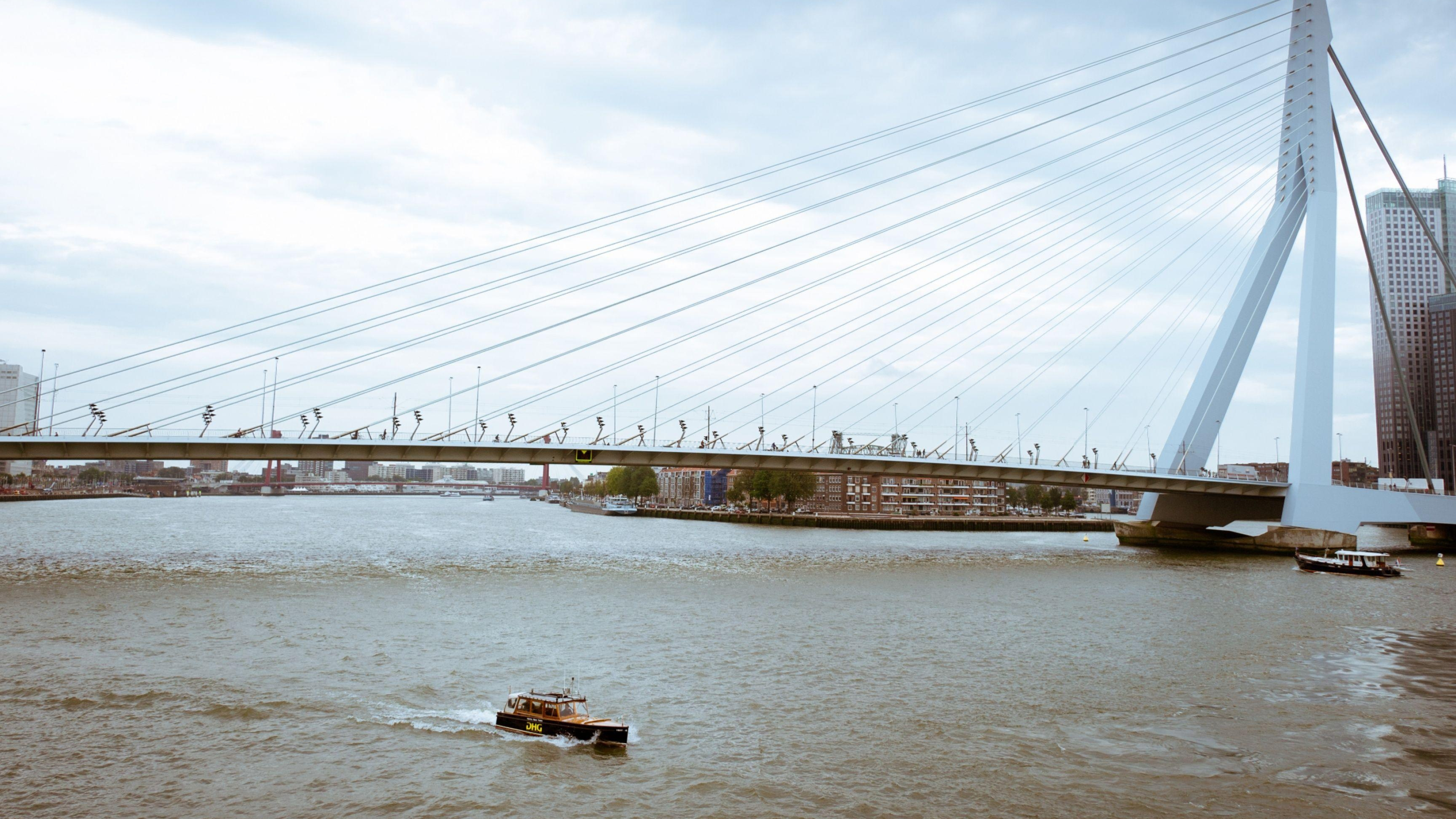 Rotterdam Skyline, Travels, Aesthetic Views, Urban Life, 3840x2160 4K Desktop