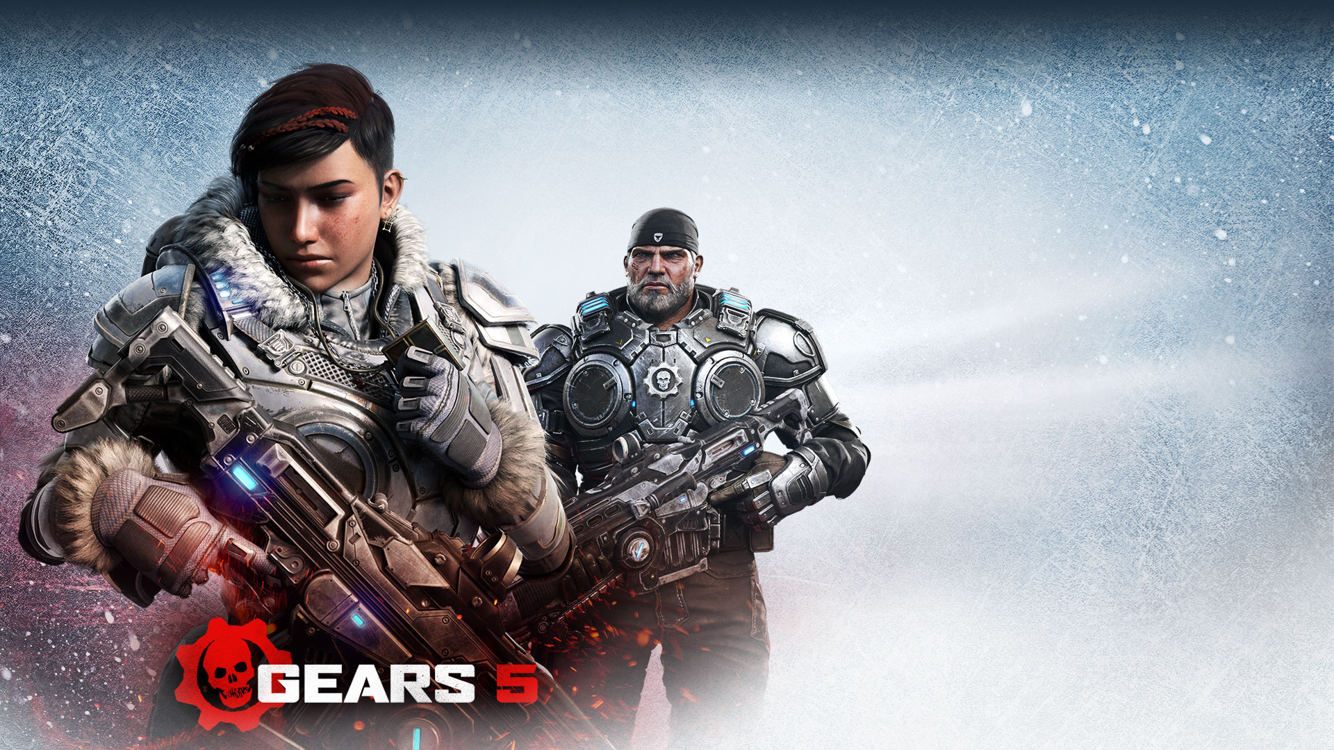 Gears 5 gaming marvel, Post-apocalyptic world, Battle against monsters, Epic storyline, 1920x1080 Full HD Desktop