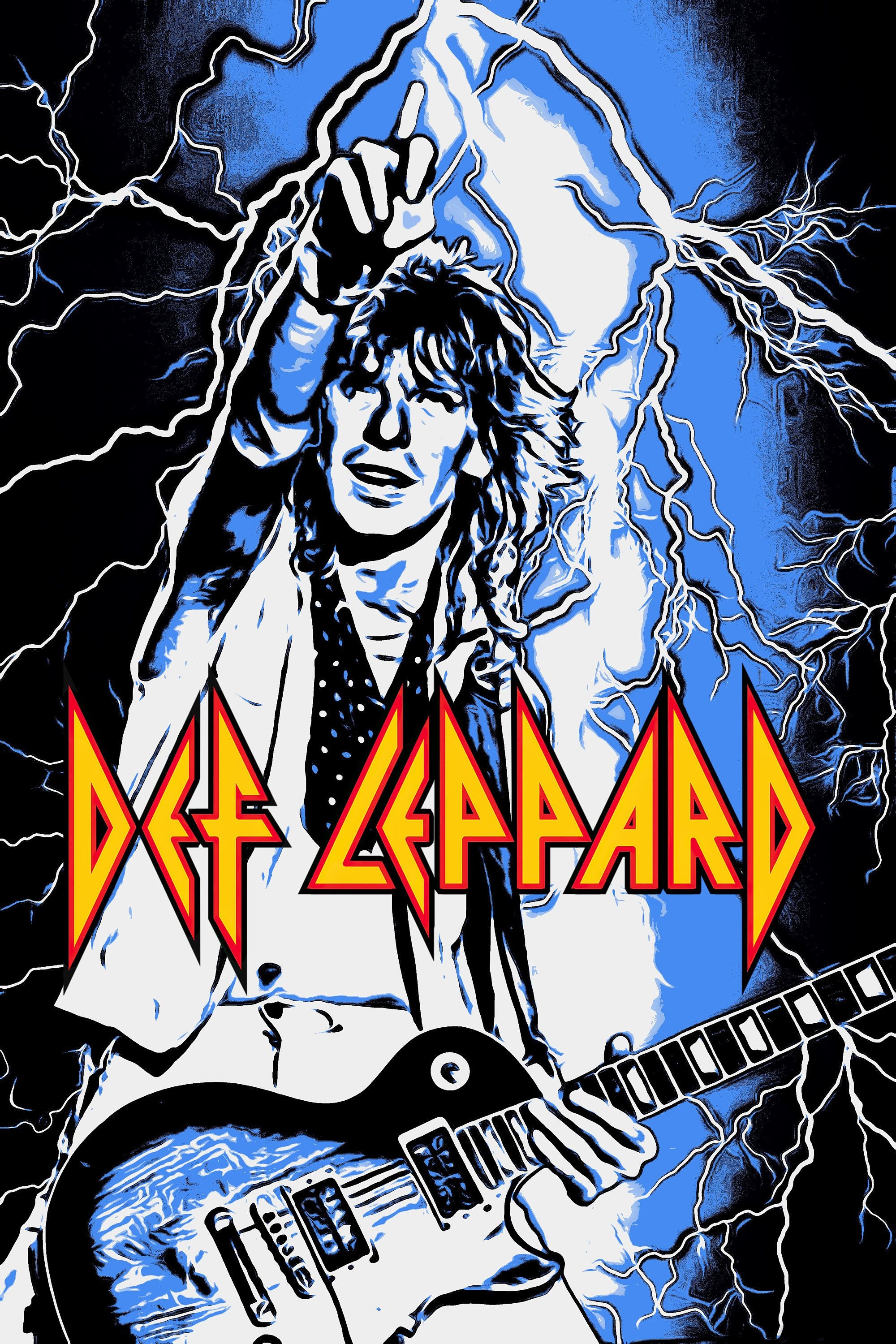 Def Leppard, Steve Clark tribute, Metal art, Visual homage, 2000x3000 HD Phone