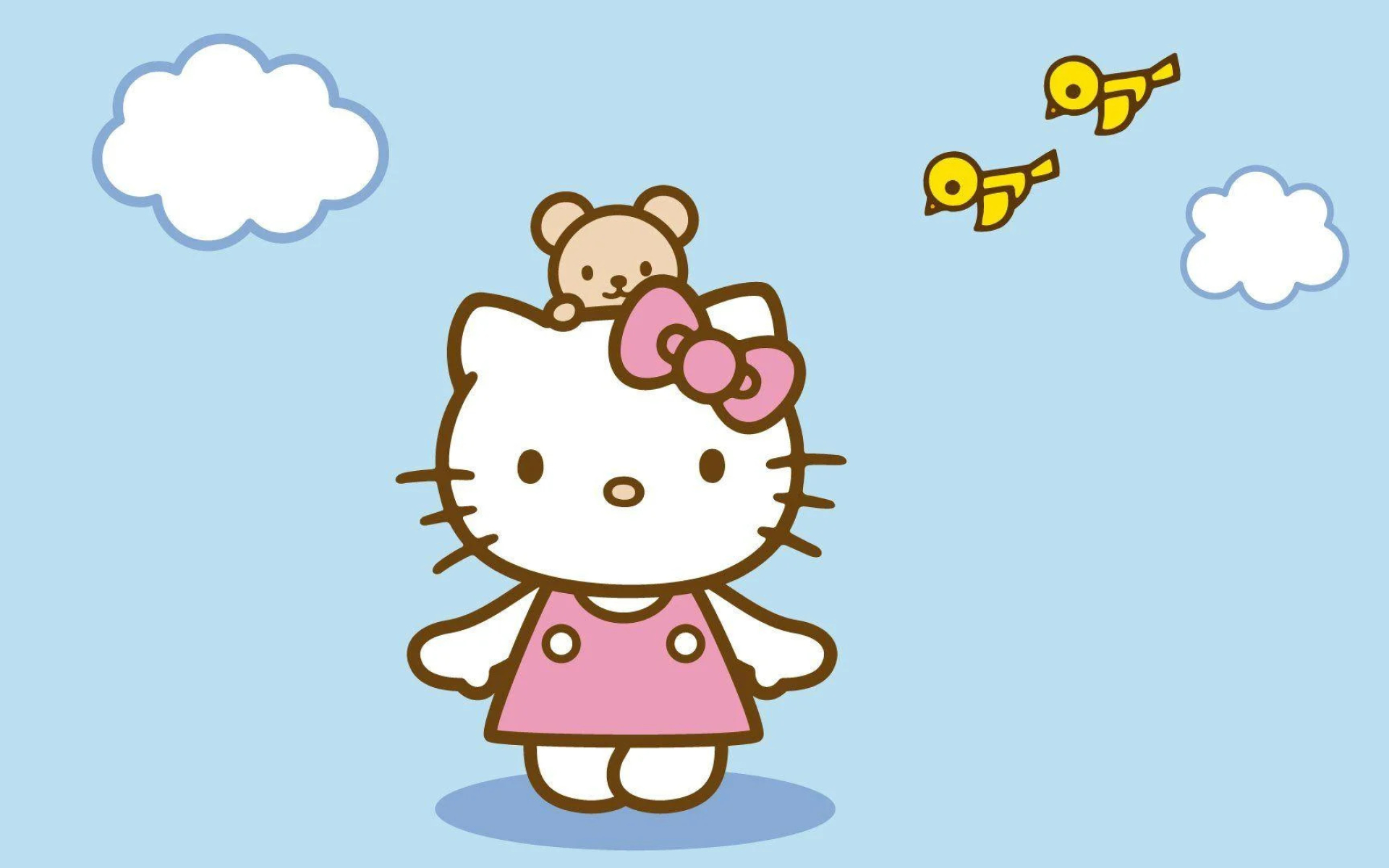 Mac Hello Kitty wallpapers, Vibrant choices, Adorable character, Playful theme, 1920x1200 HD Desktop