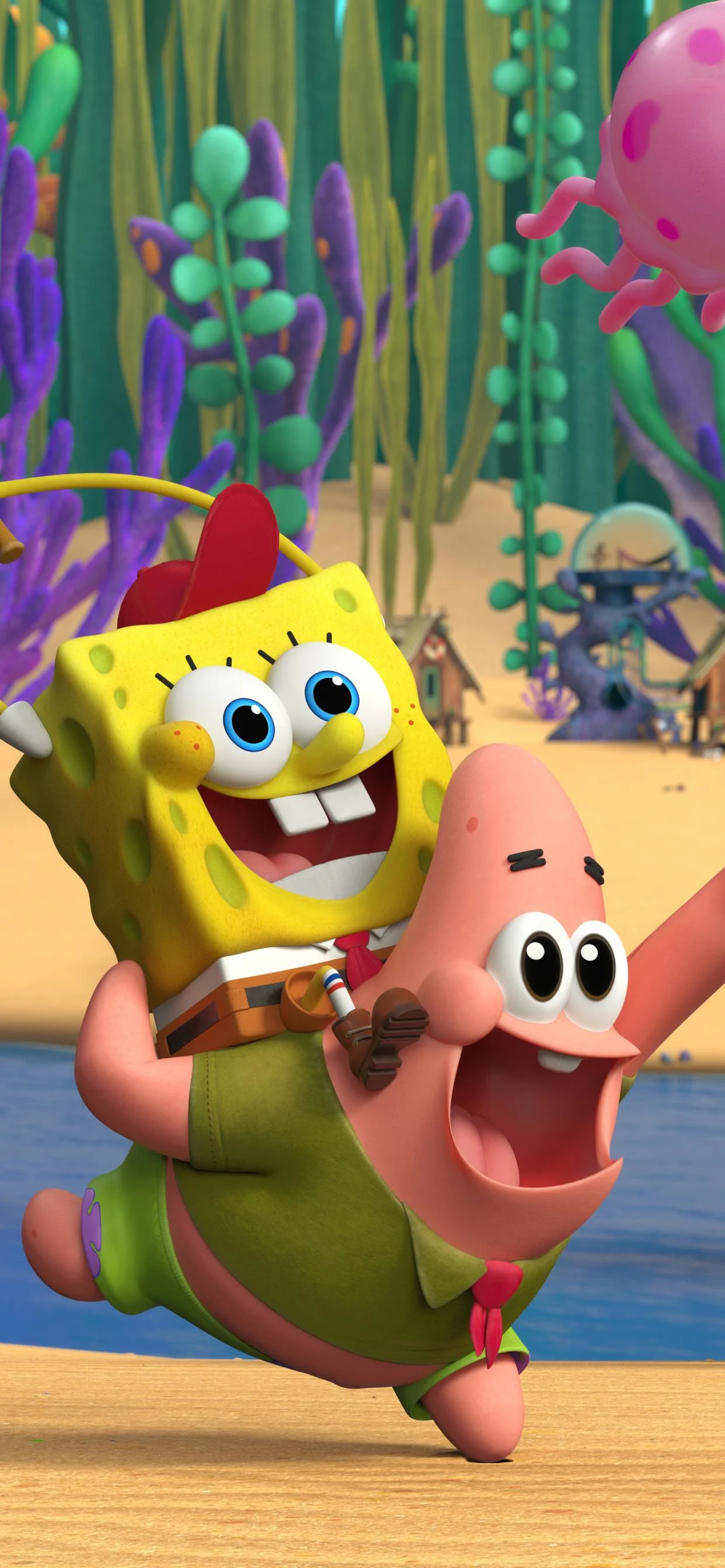 Kamp Koral, Patrick Star (SpongeBob SquarePants) Wallpaper, 1250x2690 HD Phone