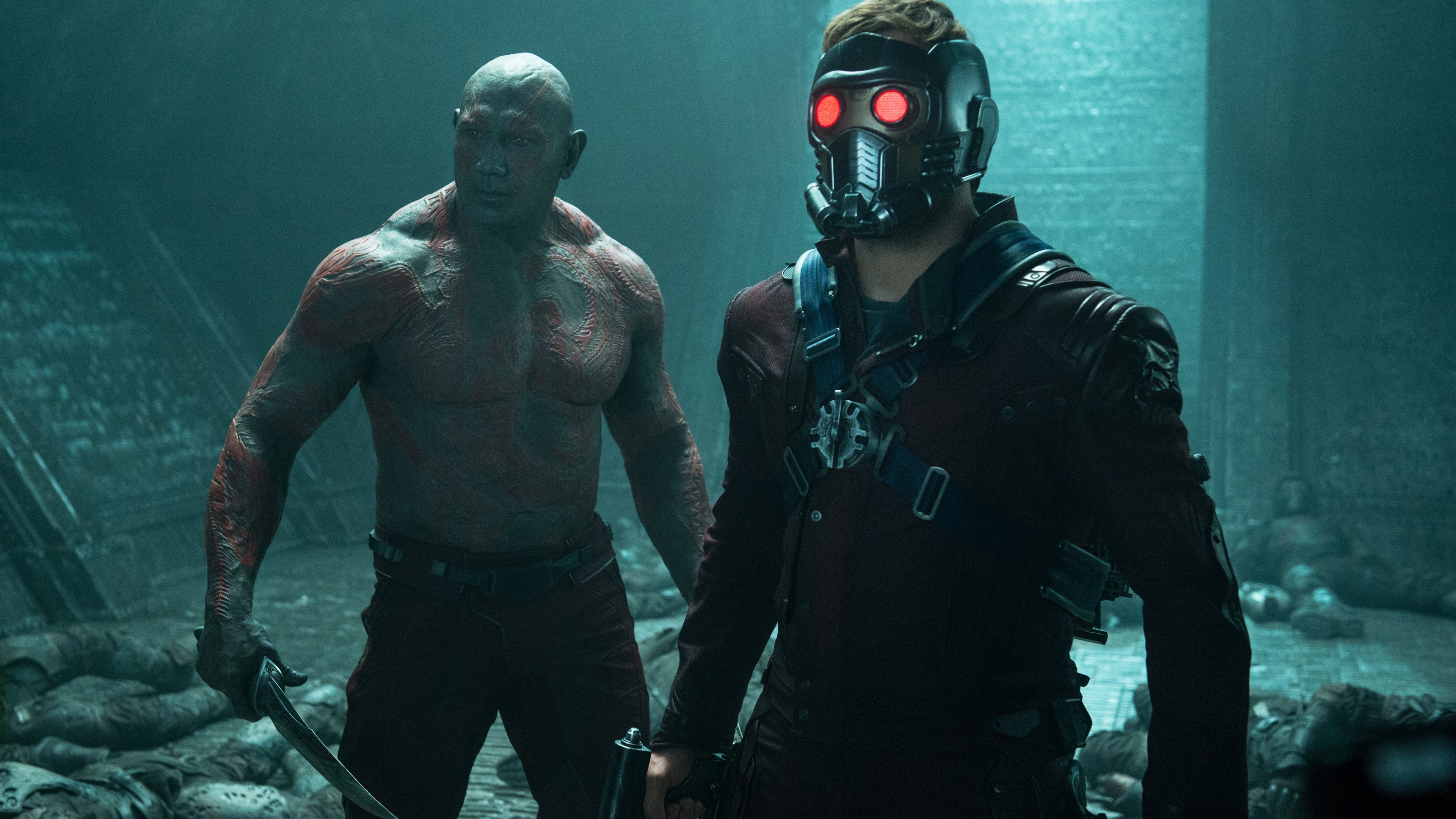 Guardians of the Galaxy, Best movies of 2015, Chris Pratt, 3840x2160 4K Desktop