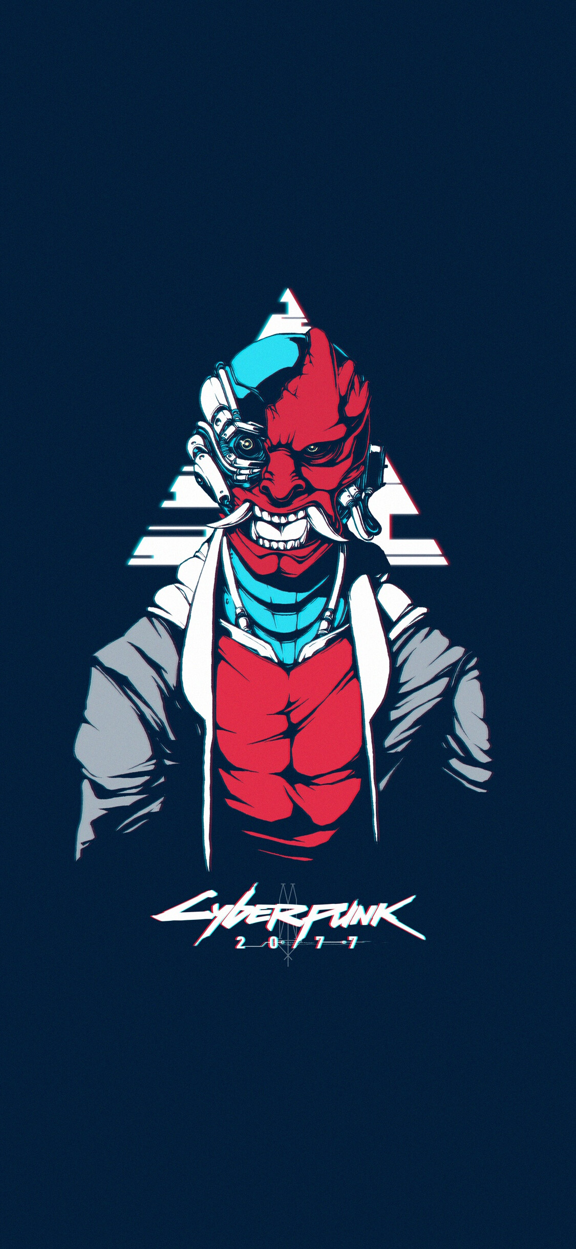 Amoled Cyberpunk wallpapers, Stunning visuals, High contrast designs, 1130x2440 HD Phone