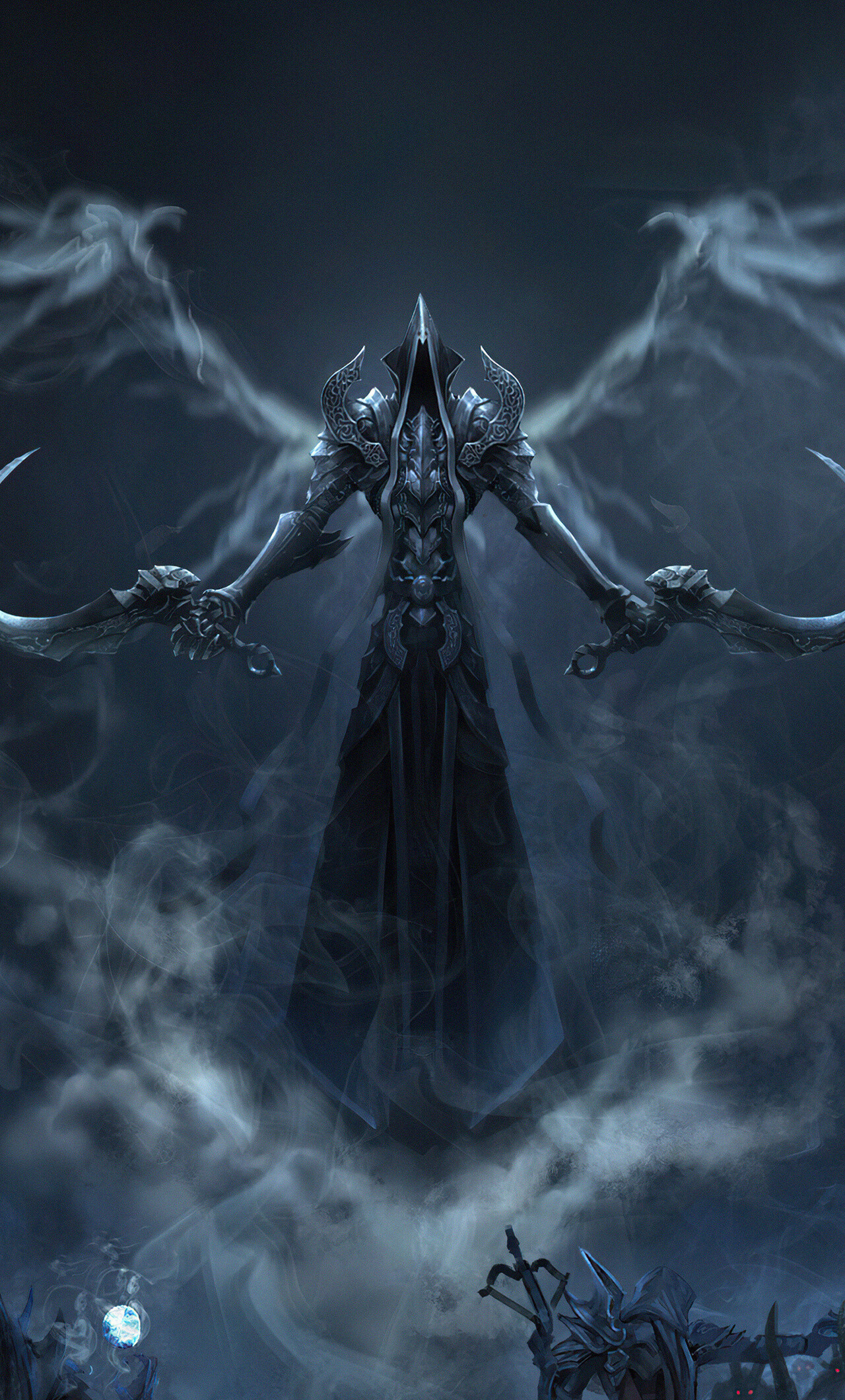 Diablo 3 Reaper of Souls, 4K iPhone wallpapers, HD images, Stylish dark fantasy, 1280x2120 HD Phone