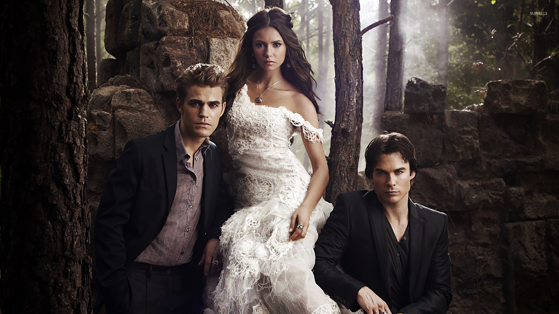 Vampire Diaries series, TV show, Season 9 wallpaper, Thrilling conclusion, 1920x1080 Full HD Desktop