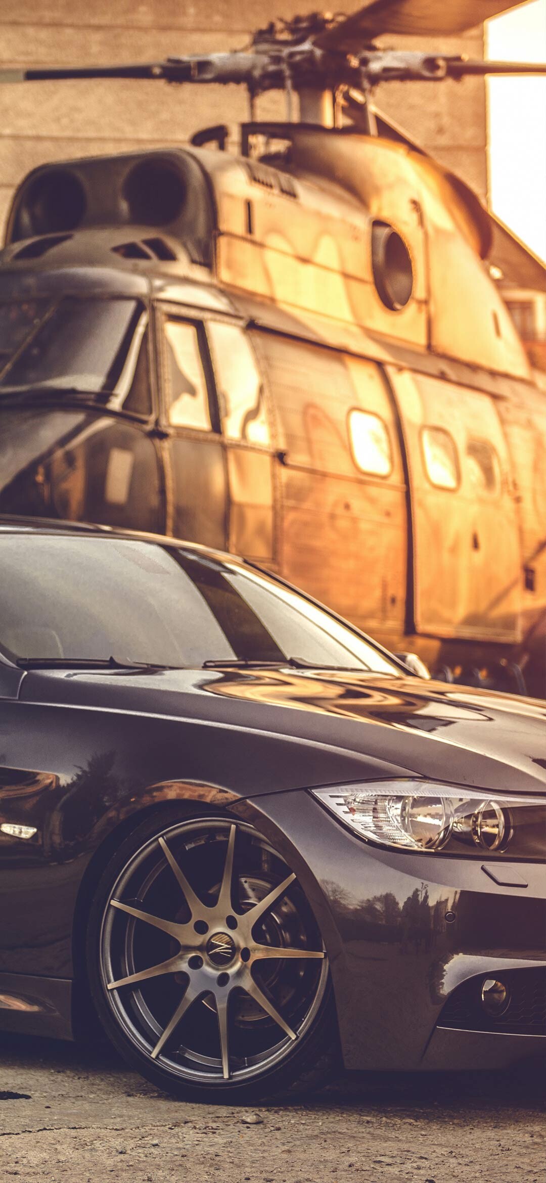 BMW black wallpaper, Sleek and stylish, Automotive excellence, Dynamic performance, 1080x2340 HD Phone