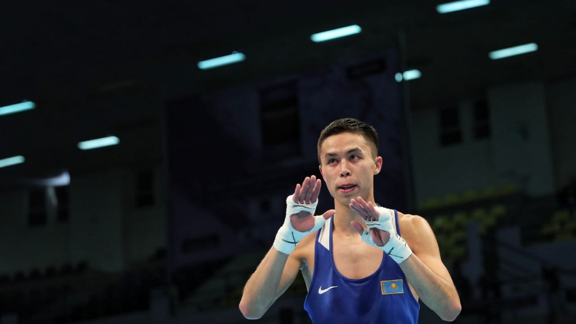 Saken Bibossinov, Olympic journey, Fierce competitor, Boxing glory, 1920x1080 Full HD Desktop