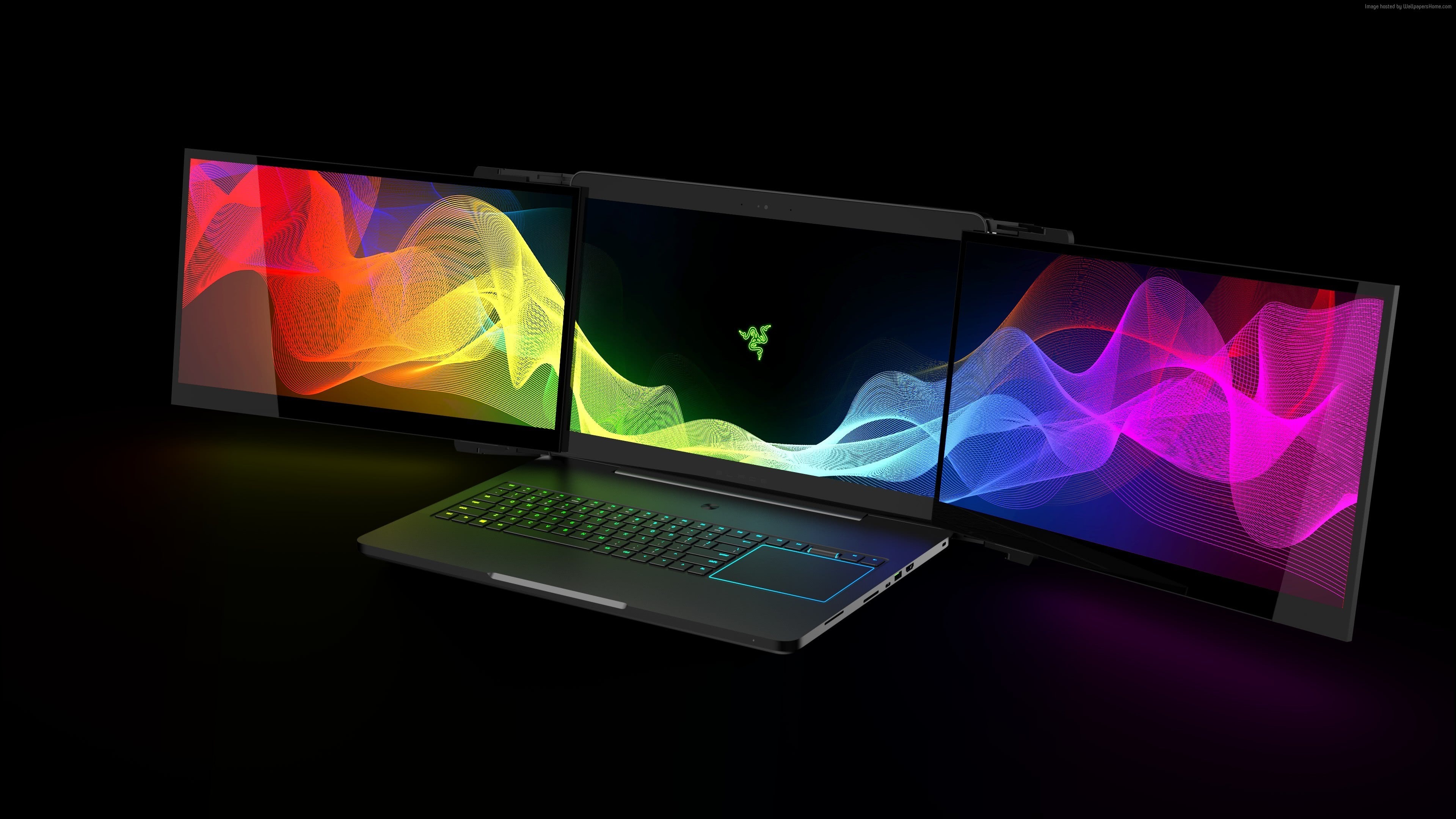 Razer, For Laptop Wallpaper, 3840x2160 4K Desktop