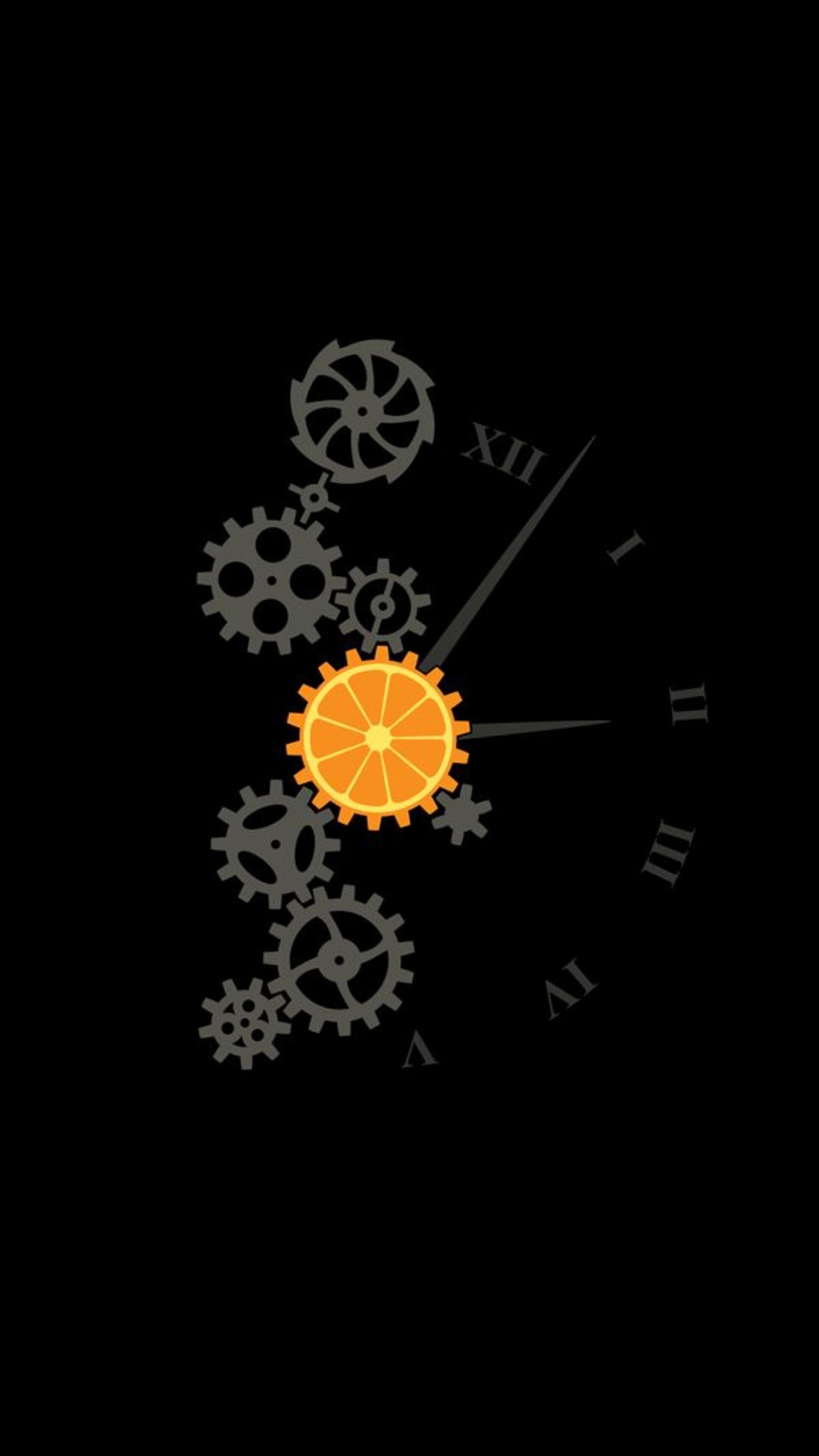 Clock minimalism, Sony Xperia X, 2160x3840 4K Phone