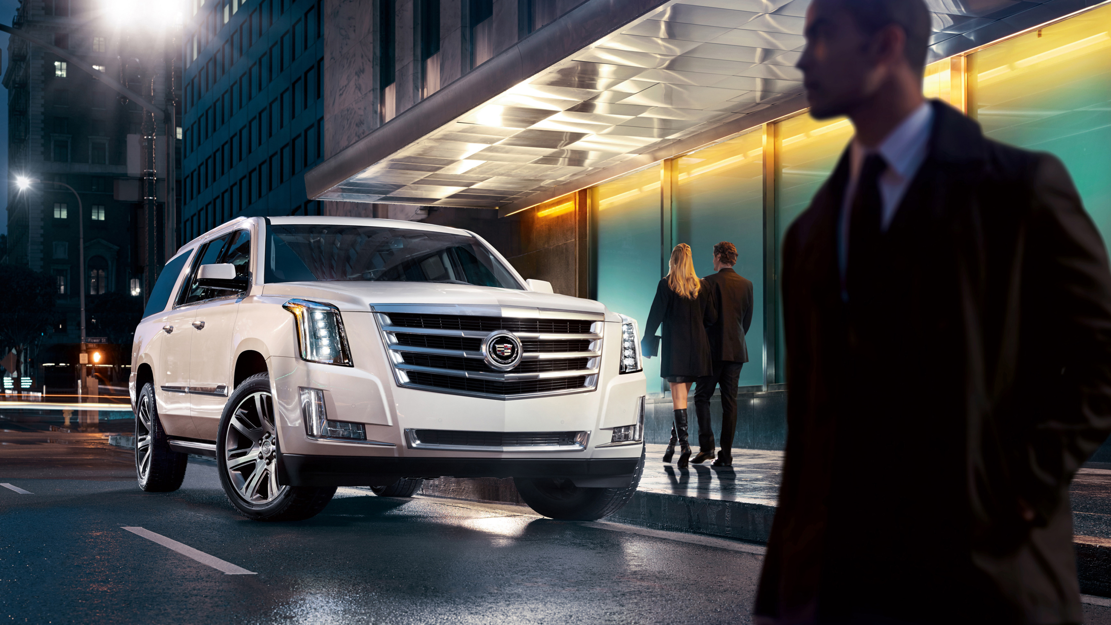 Сity ​​SUV, Cadillac Escalade Wallpaper, 3840x2160 4K Desktop