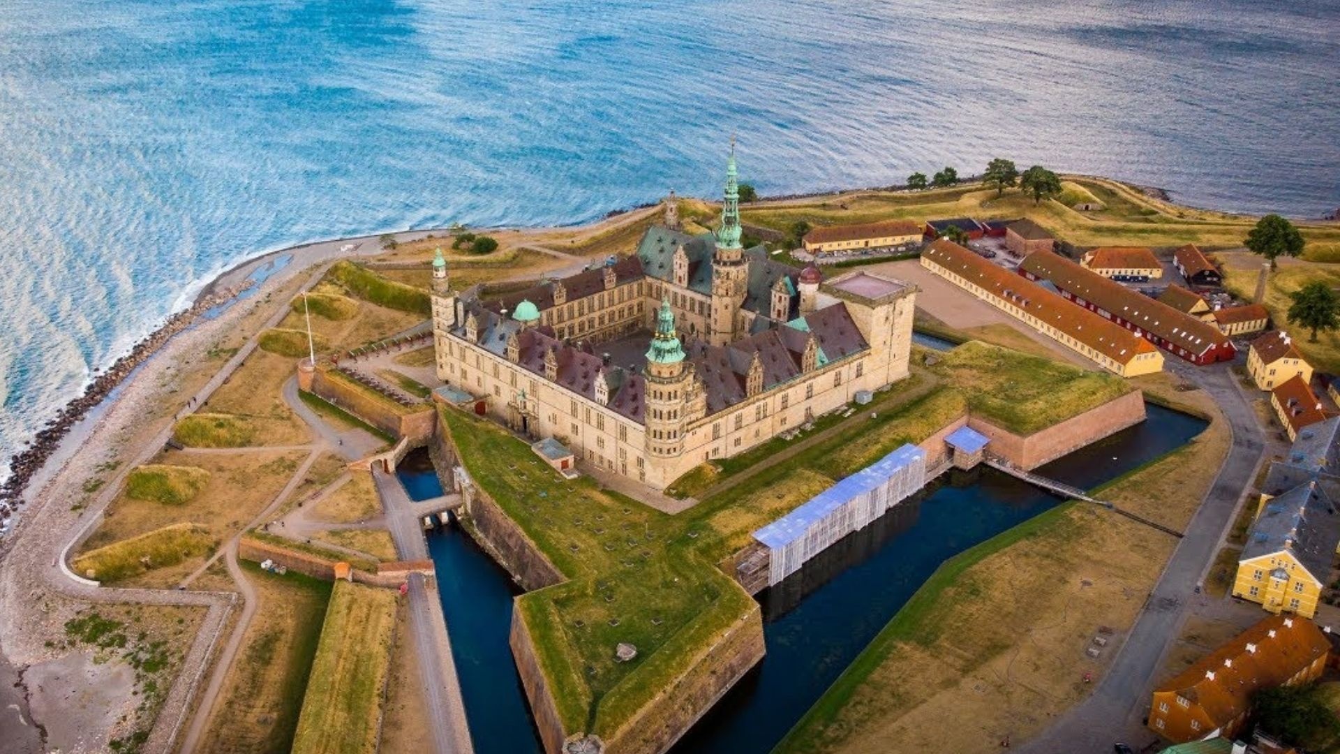 Kronborg Castle, Holger danske virtual, Active virtual challenge, Travels, 1920x1080 Full HD Desktop