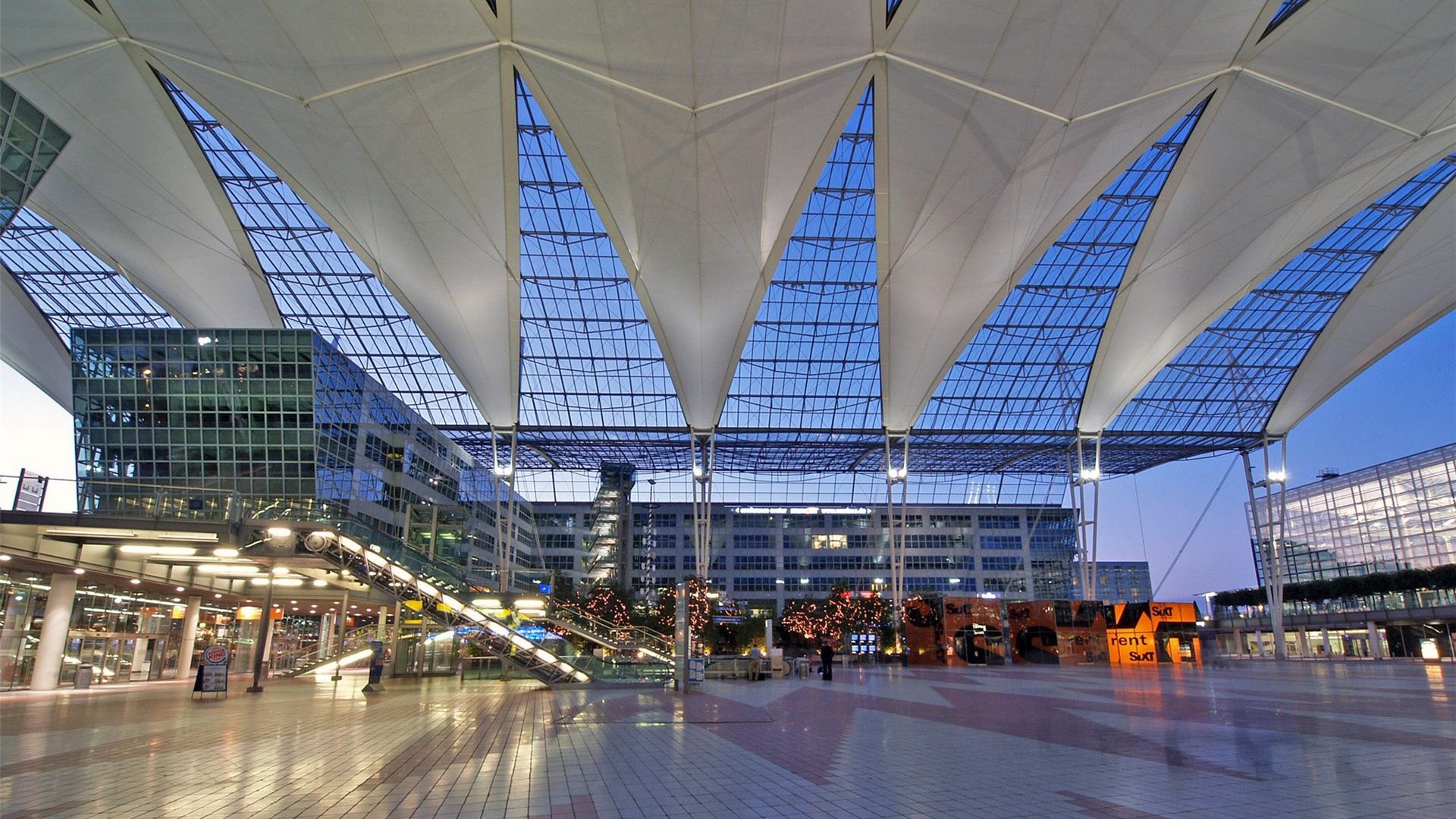 Airport aesthetics, Elevated view, Travel photography, Scenic landscapes, 1920x1080 Full HD Desktop