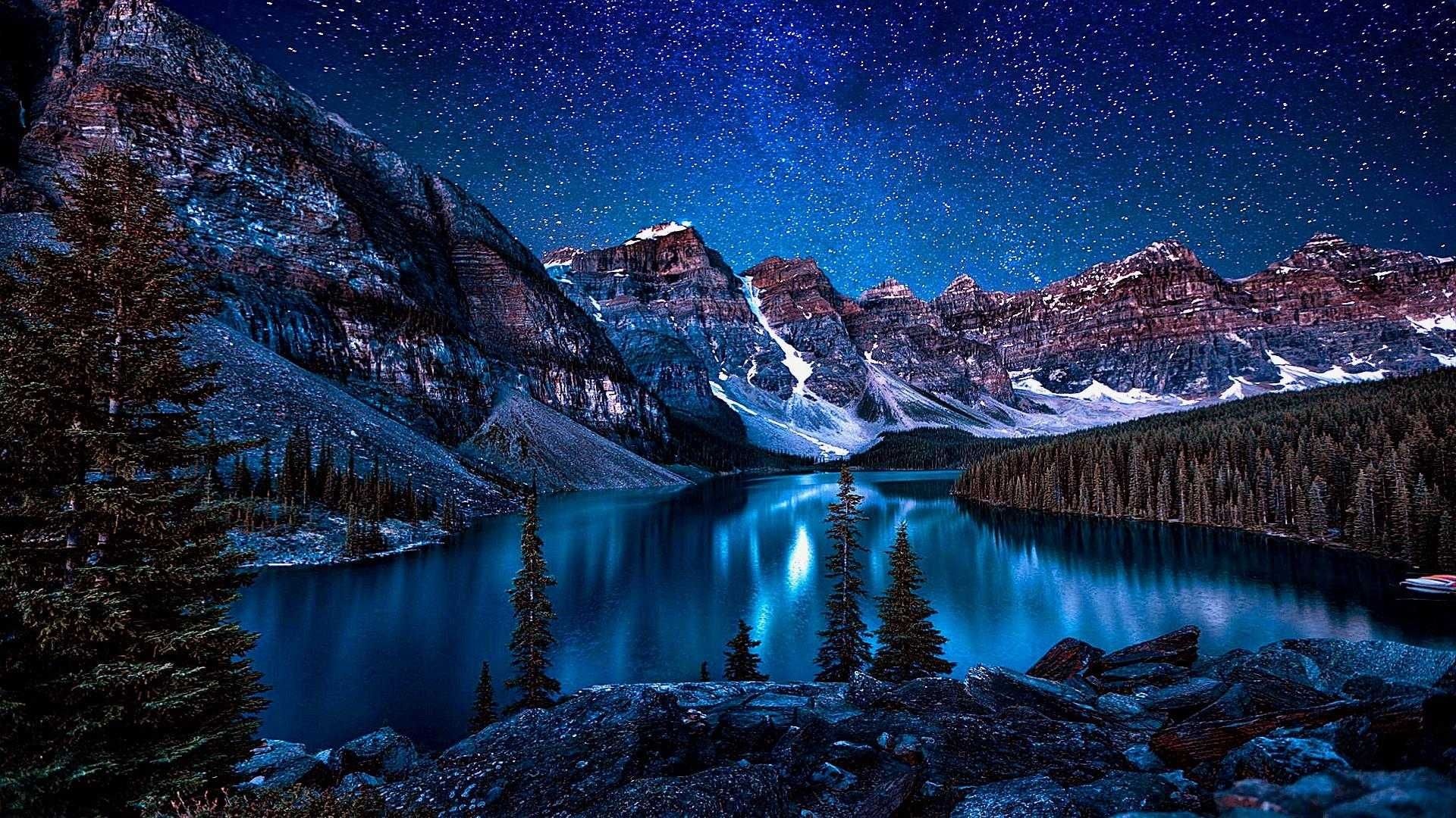 Moraine Lake, Scenic wallpapers, Travels, 1920x1080 Full HD Desktop