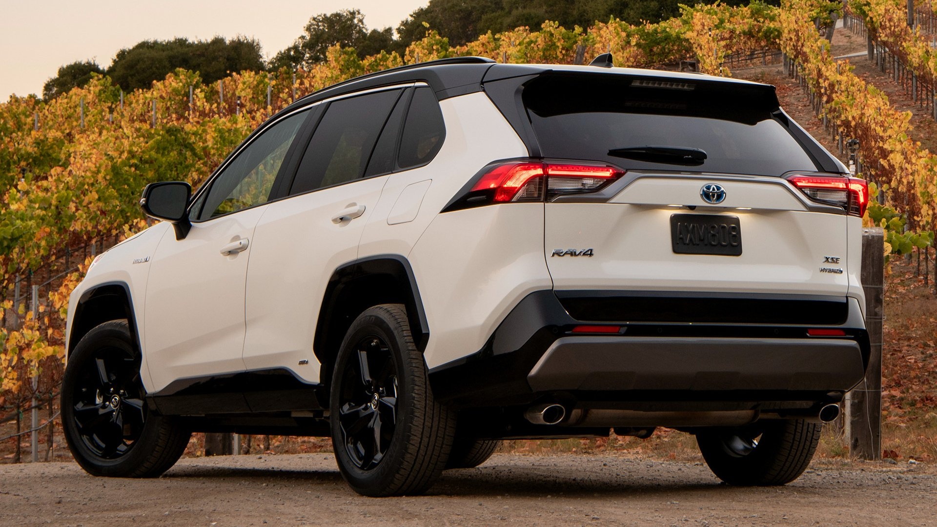 XSE Back View, Toyota RAV4 Wallpaper, 1920x1080 Full HD Desktop