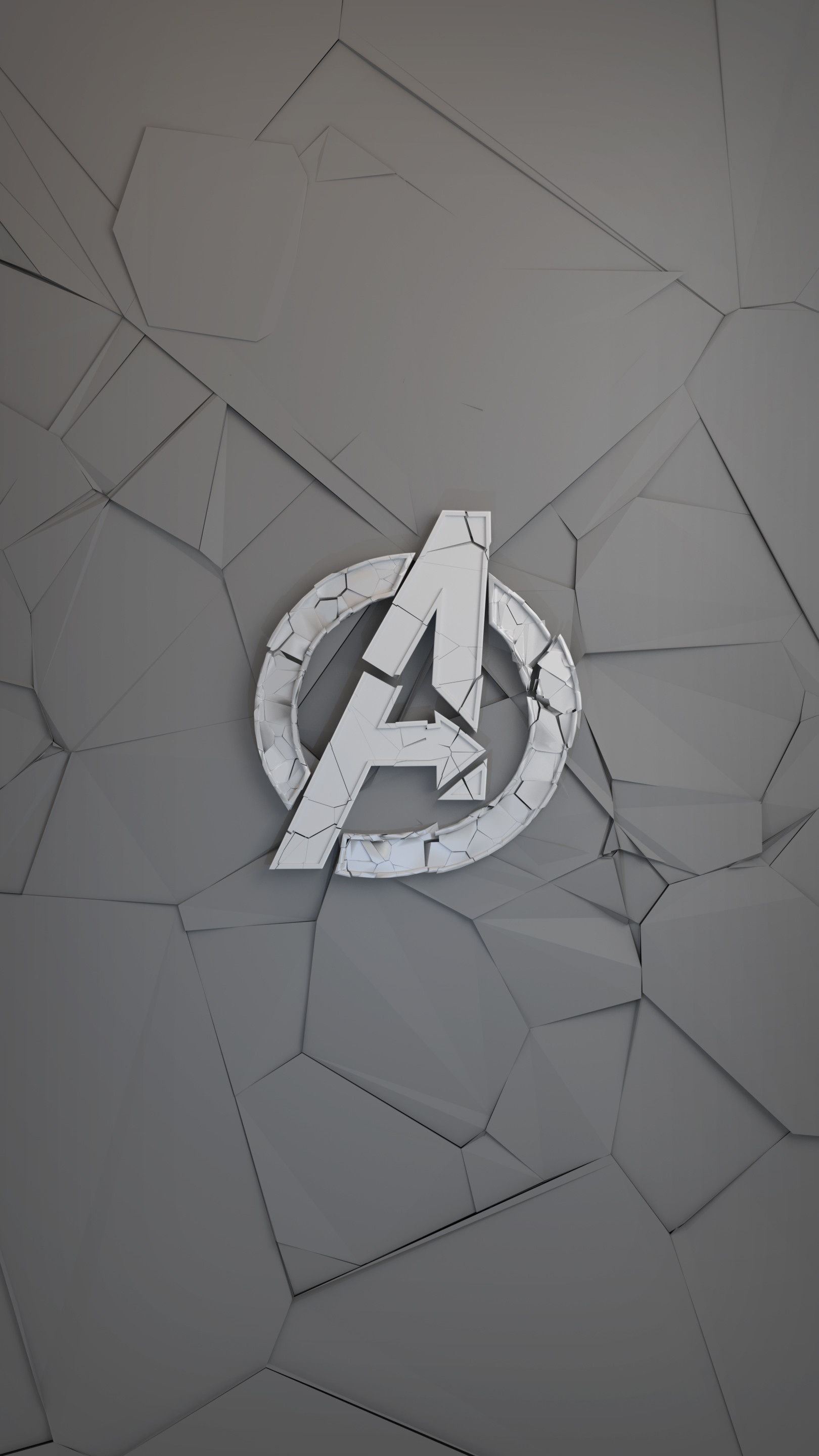 Avengers logo, Simple Wallpaper, 1620x2880 HD Phone