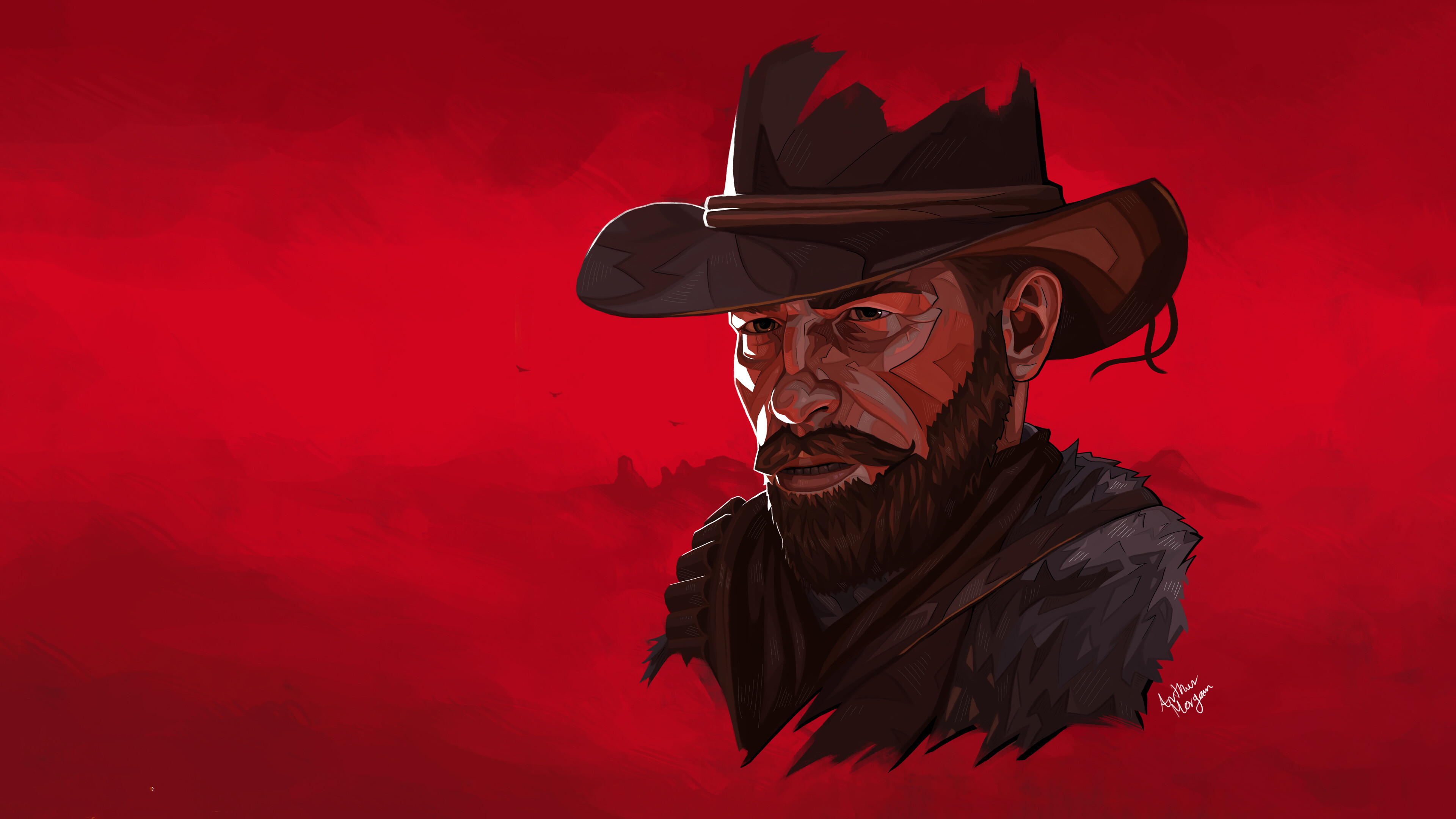 Red Dead Redemption, Arthur Morgan, Gaming masterpiece, Stunning visuals, 3840x2160 4K Desktop