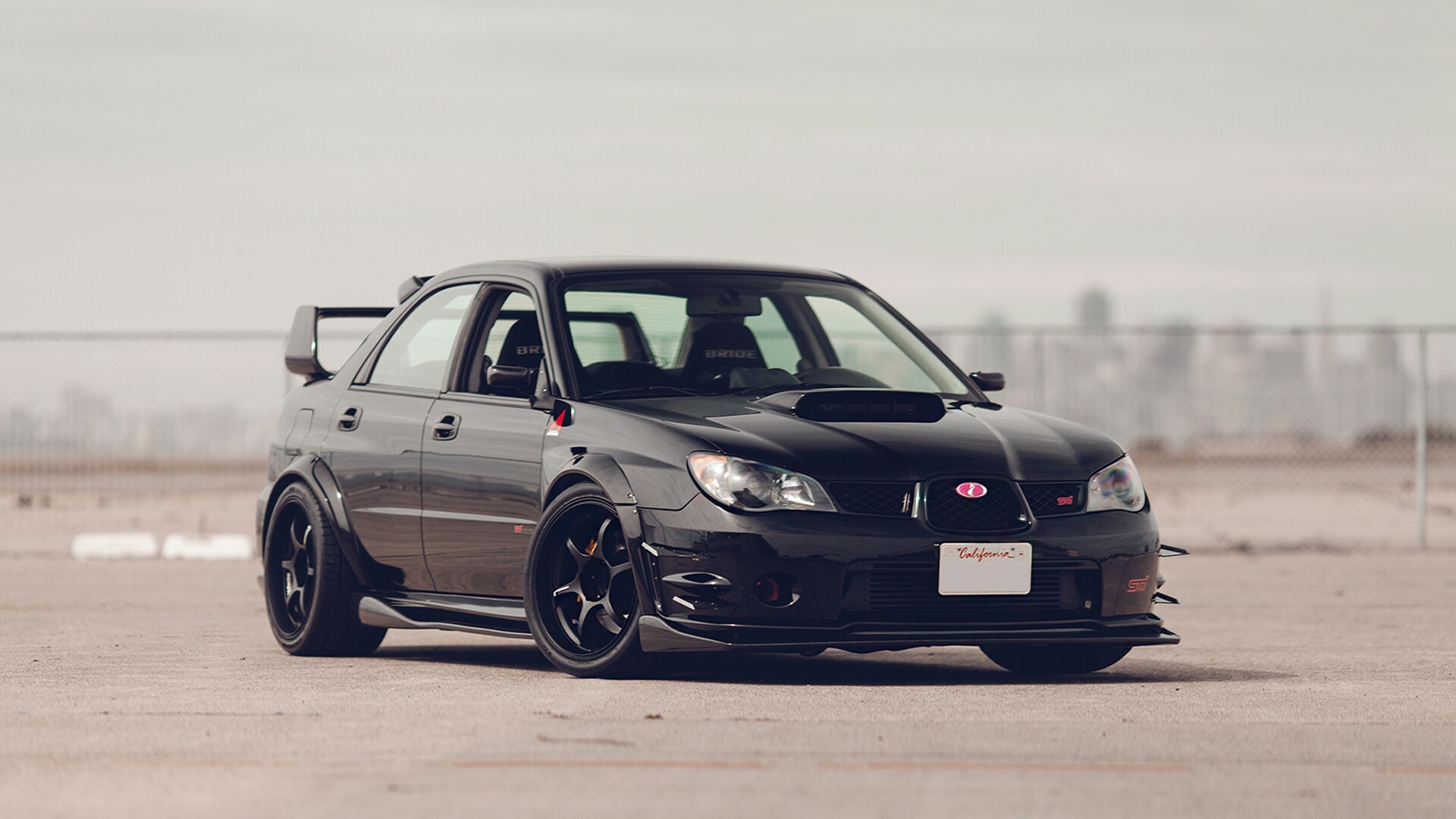 Subaru WRX STI, Tuning wallpaper, 1920x1080 Full HD Desktop