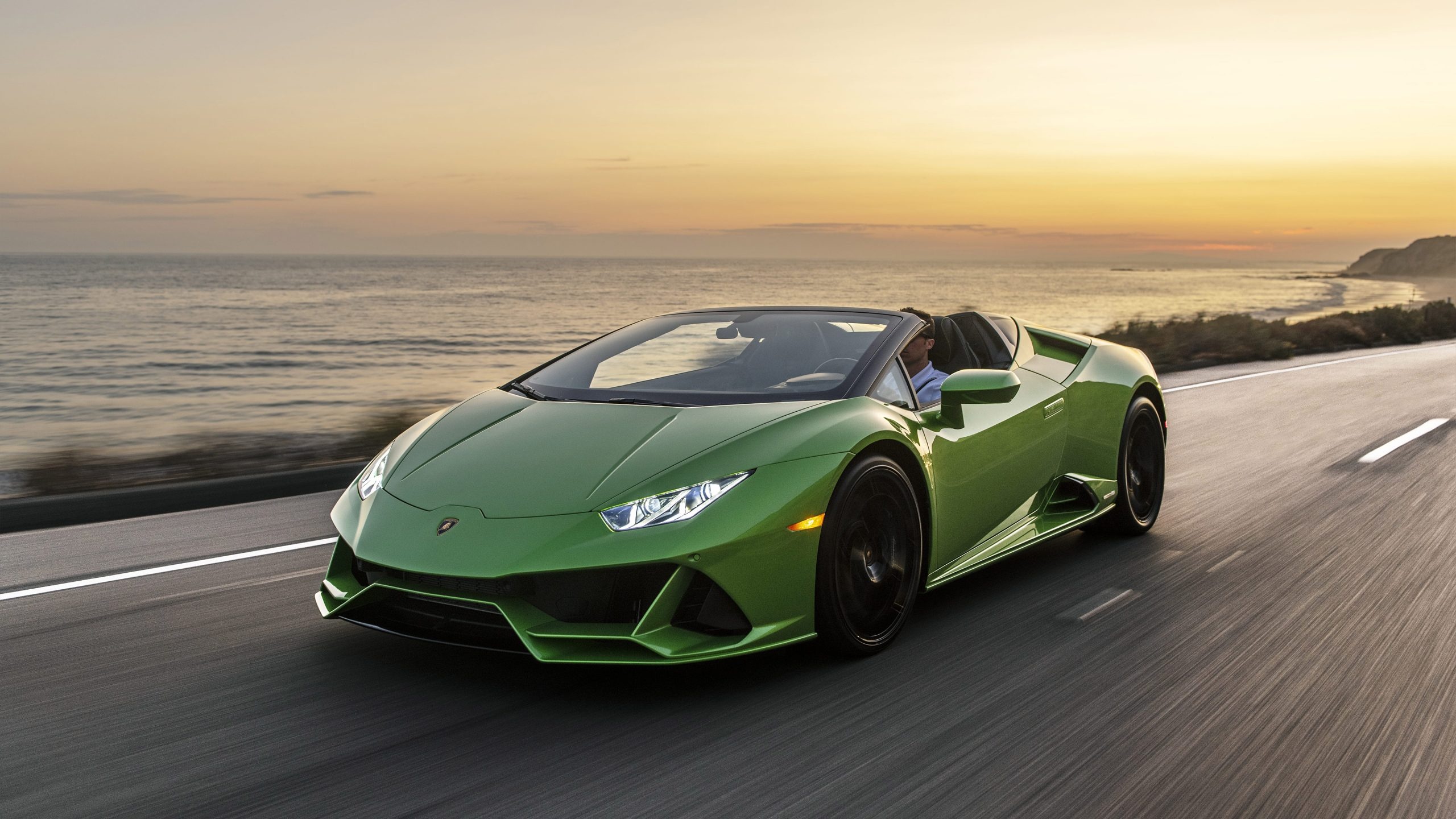 2019 Lamborghini Huracan Evo Spyder, Wallpapers, 2560x1440 HD Desktop