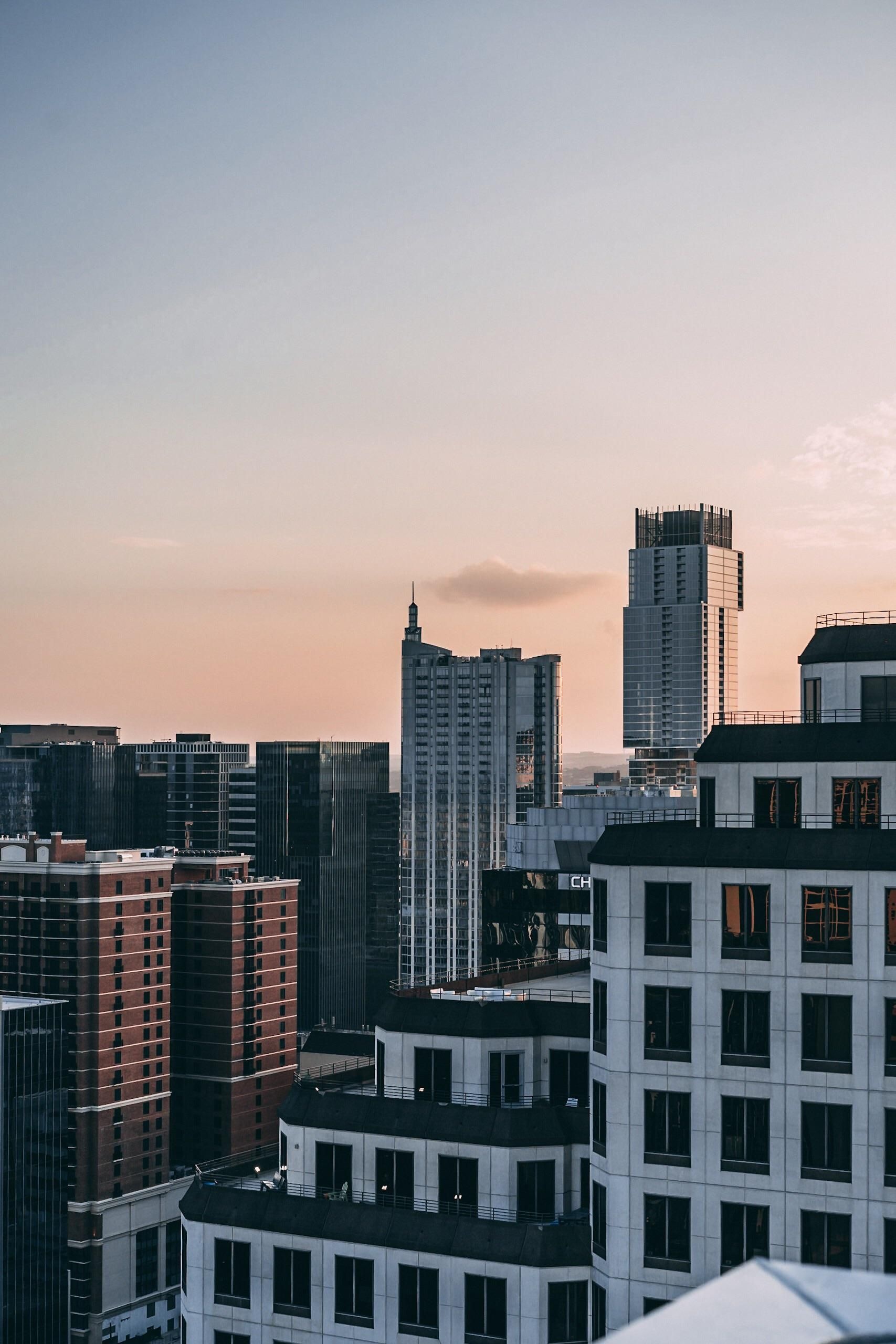 Austin Skyline, Texas cityscape, Buildings photography, Honeymoon destination, 1710x2560 HD Phone