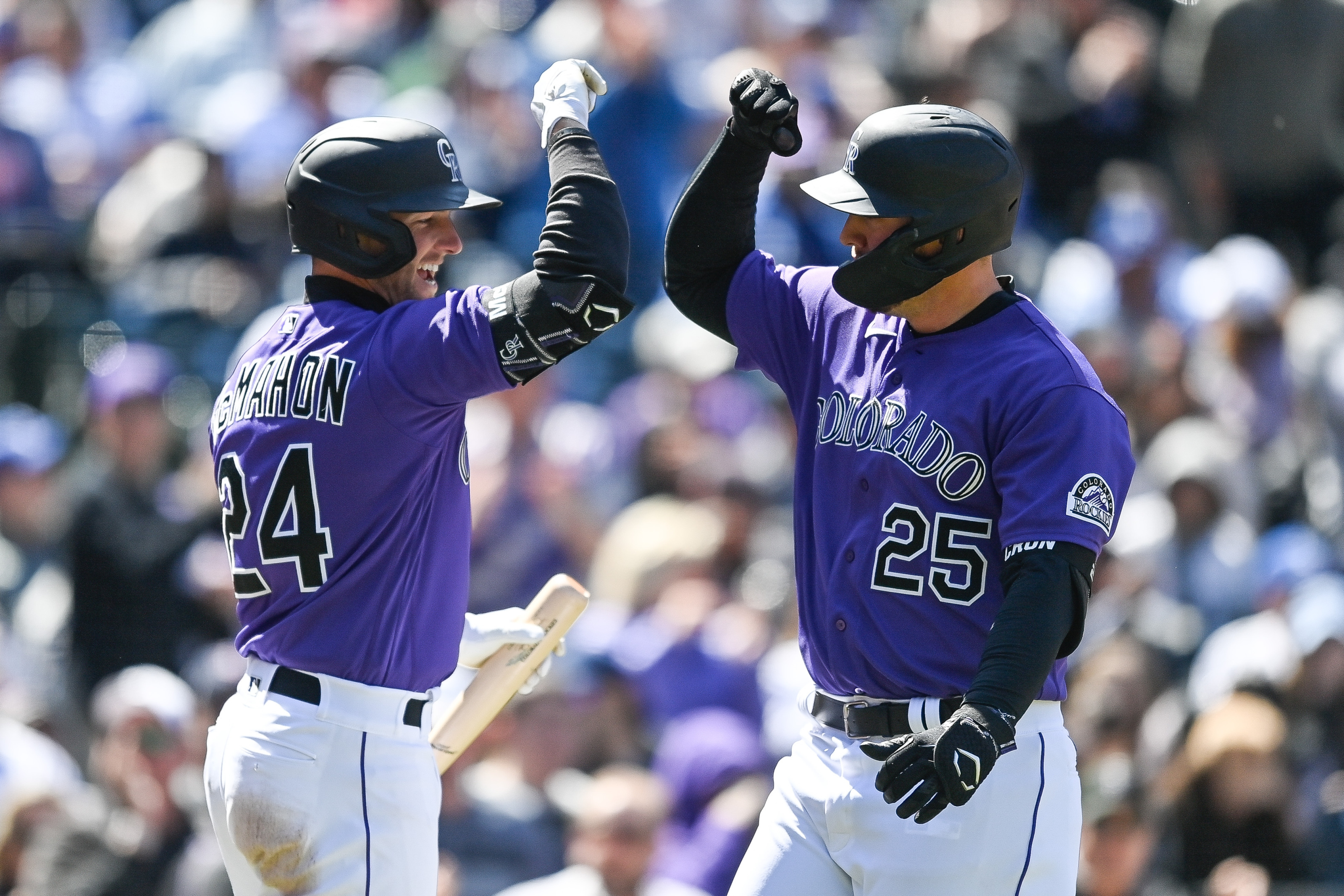 Colorado Rockies, Hitting potential, Waiting for action, Baseball season, 3200x2140 HD Desktop