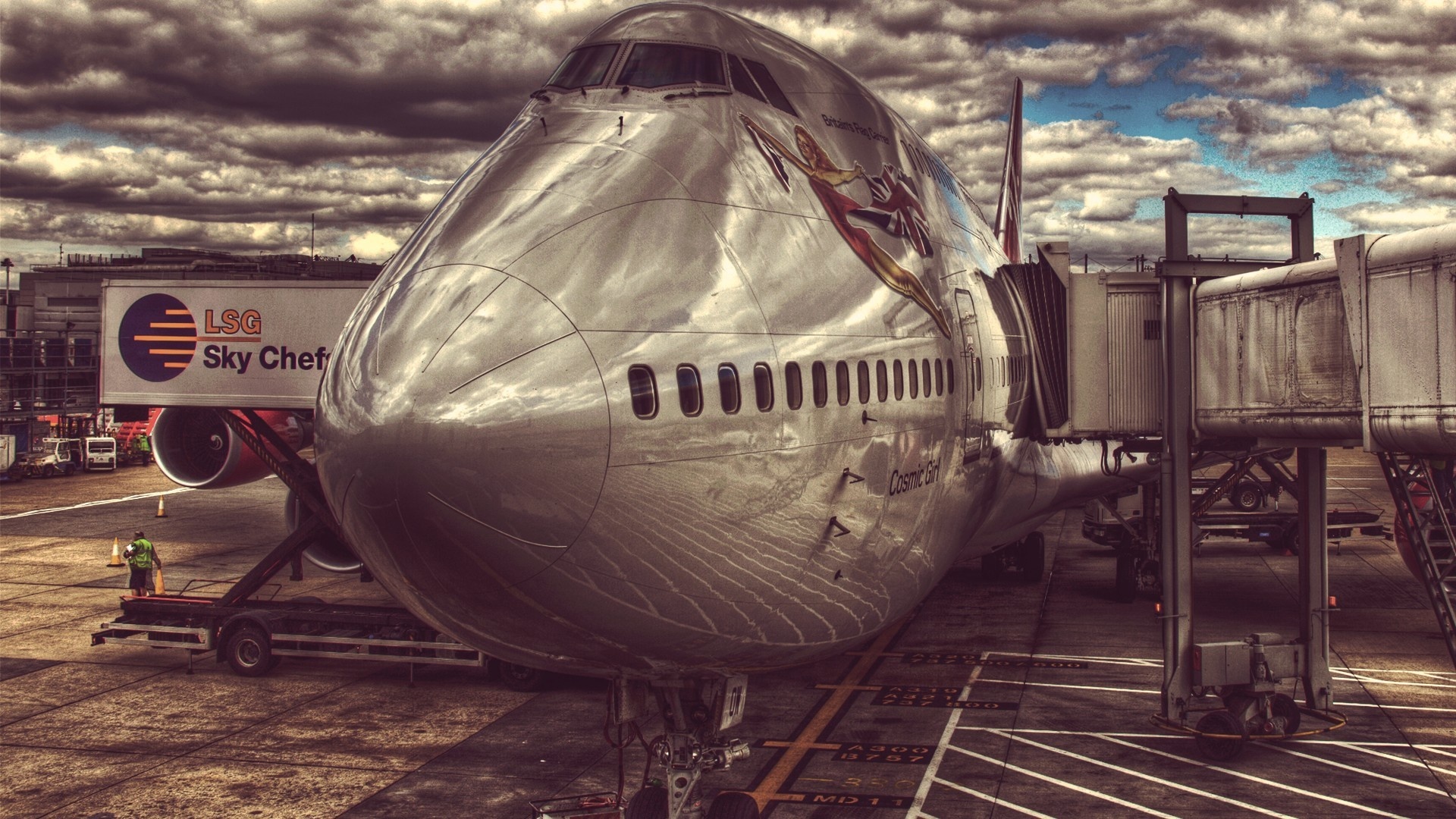 Boeing 747, Travels the world, Majestic presence, Aviation excellence, 1920x1080 Full HD Desktop