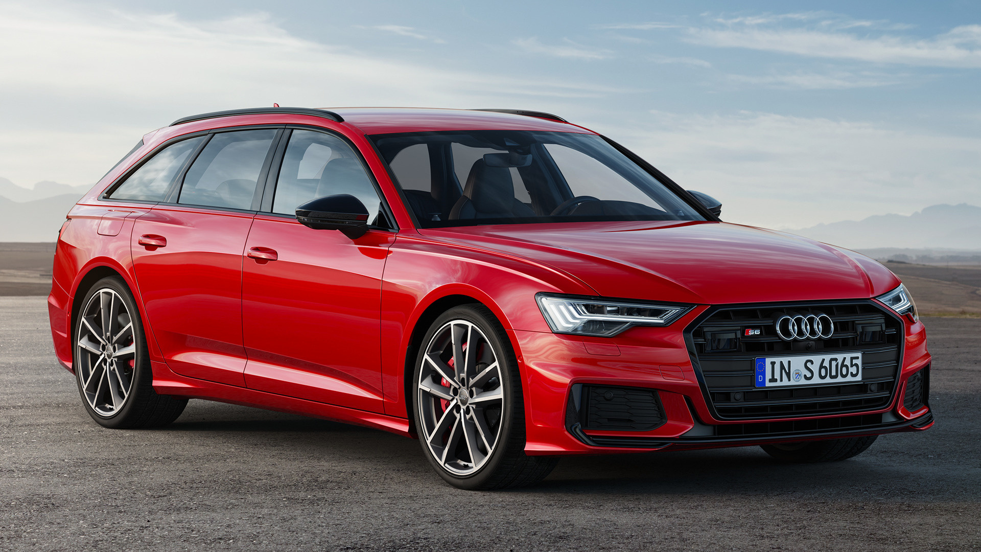 Audi S6, Avant Black Optic Package, Sleek design, Exhilarating performance, 1920x1080 Full HD Desktop