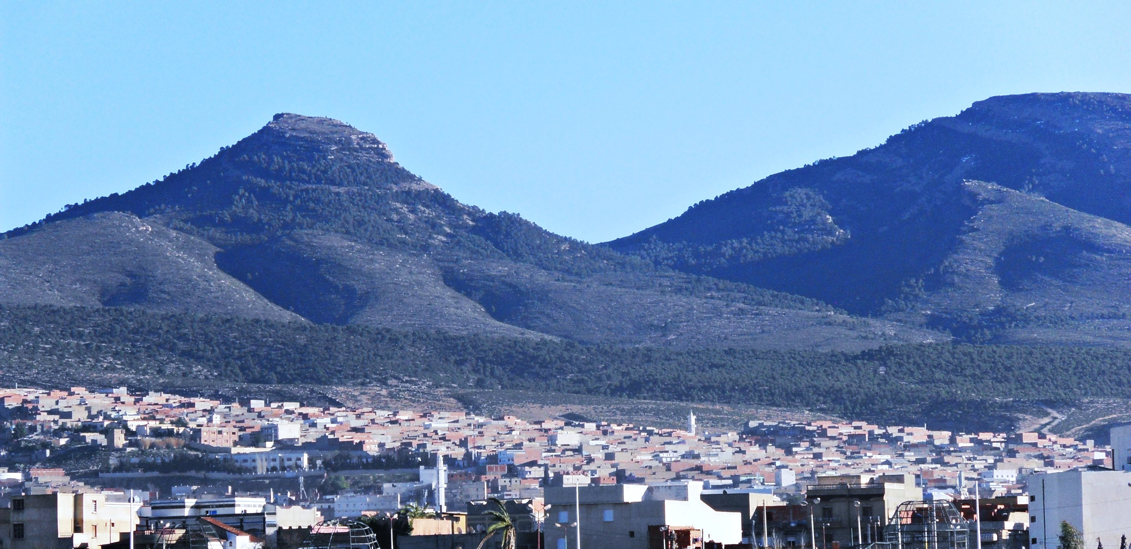 Algeria landscape, Nature forest, Town city, 3840x1870 Dual Screen Desktop