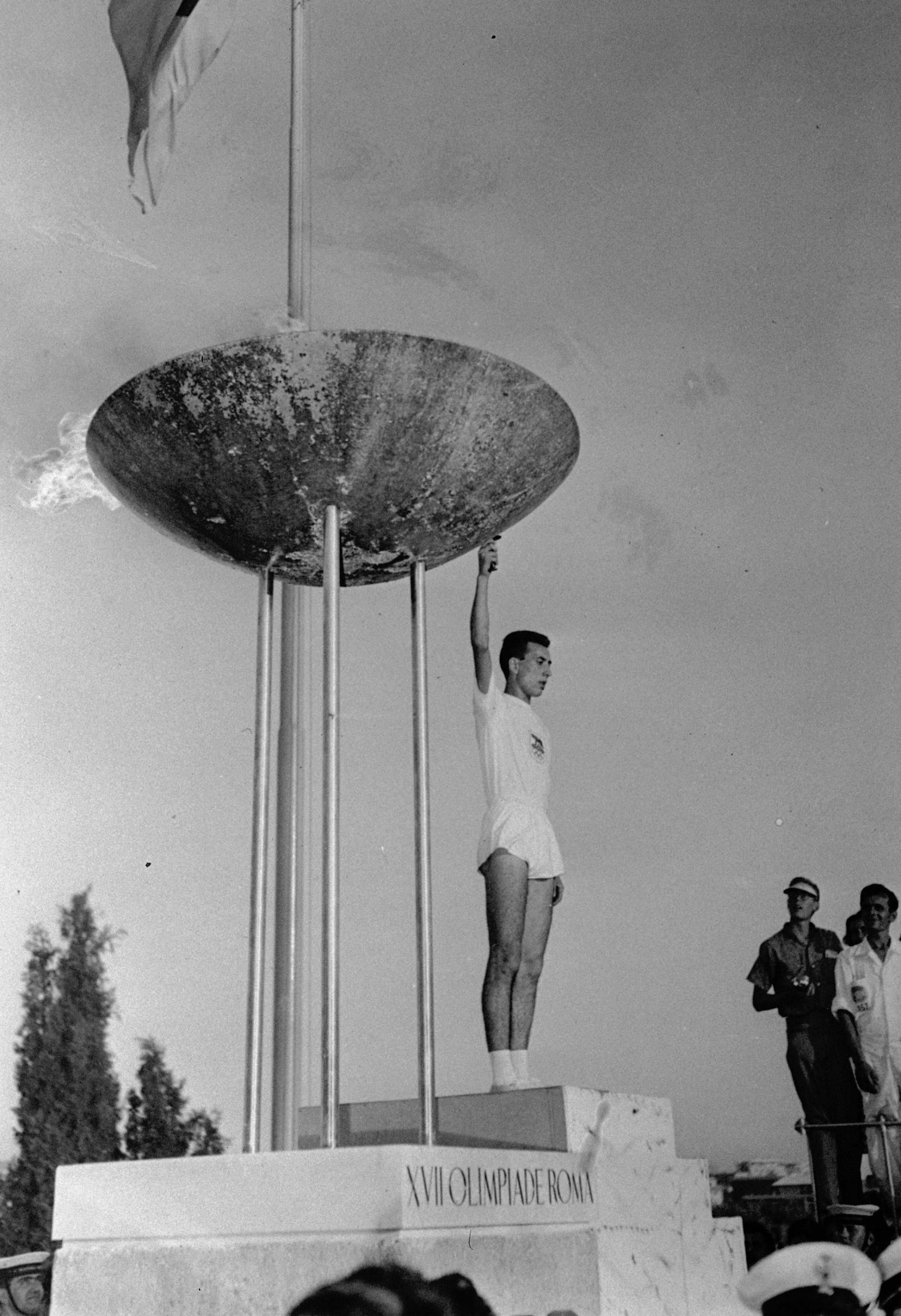 Rome 1960, Olympic Flame Wallpaper, 2060x3000 HD Phone