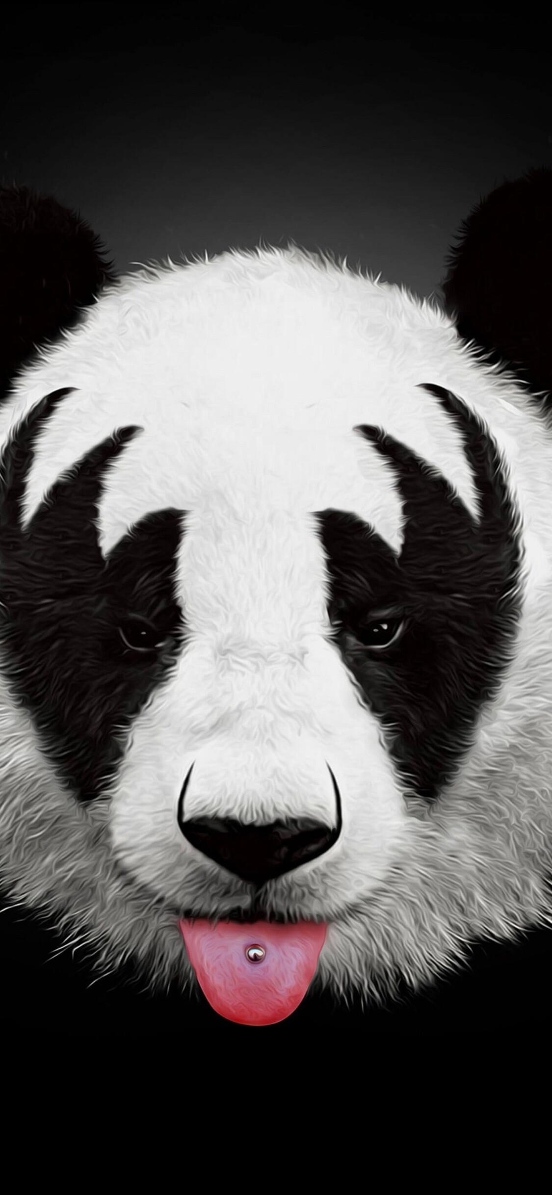 Panda artwork, iPhone XS wallpaper, HD 4K resolution, Exquisite beauty, 1130x2440 HD Phone