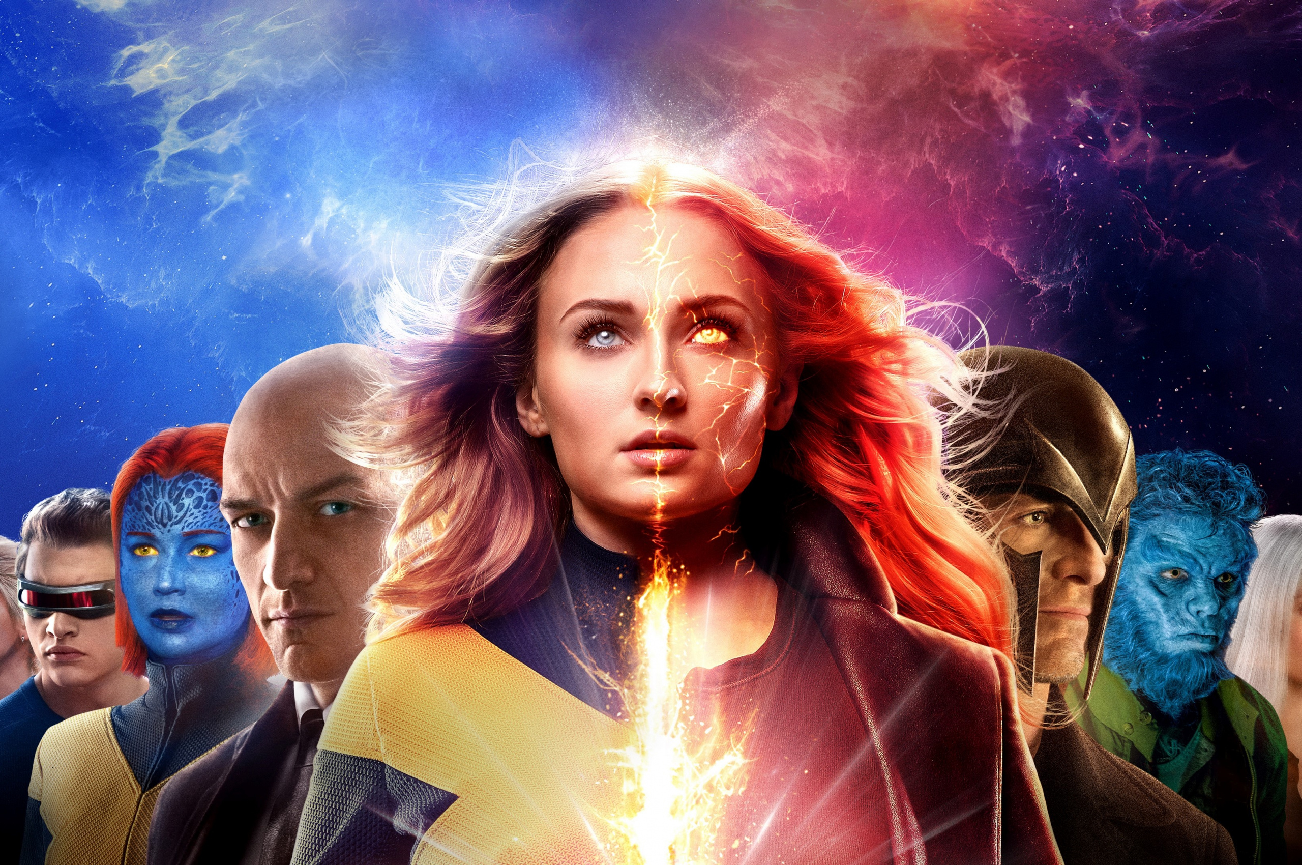 Beast, Cyclops, Dark Phoenix, Jean Grey, 2560x1700 HD Desktop