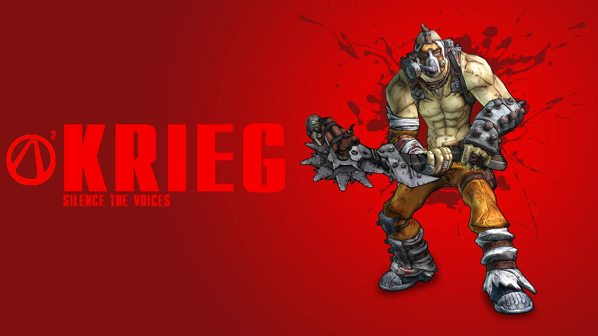 Krieg, Borderlands 2, Gaming icon, Psycho warrior, 1920x1080 Full HD Desktop