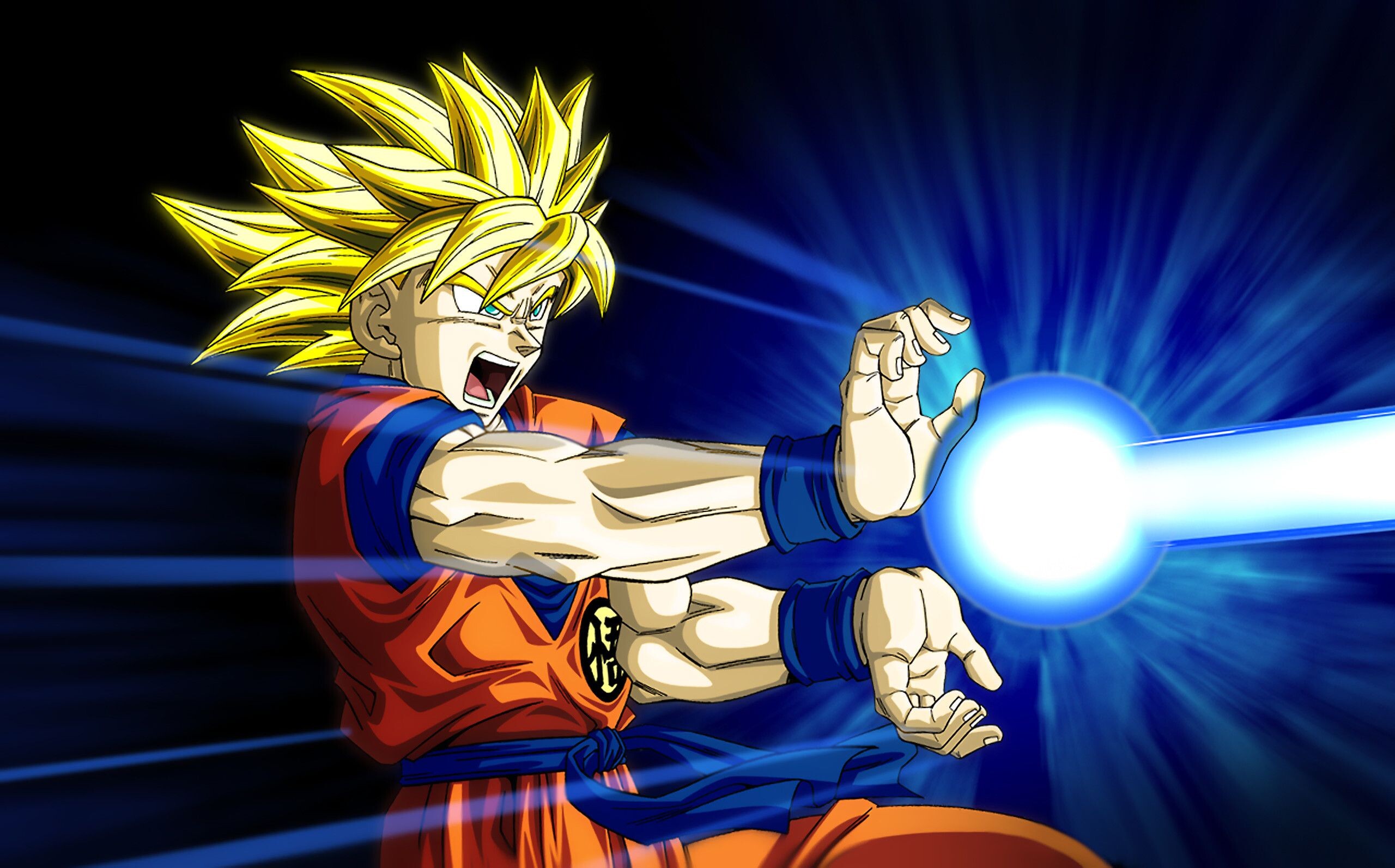 Kamehameha, Free backgrounds, 2560x1600 HD Desktop