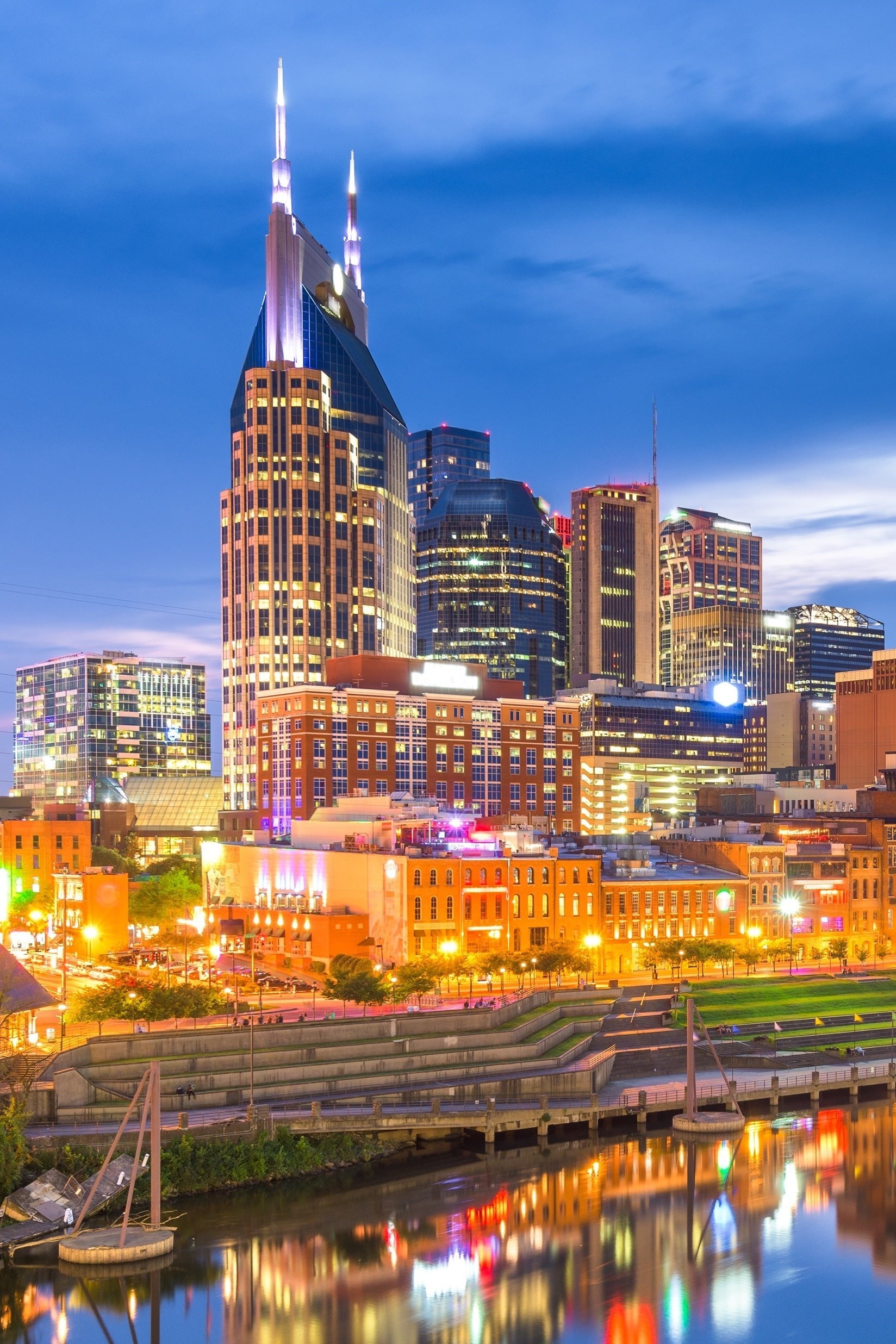 Nashville Skyline, Contact information, 615 Innovations, Connect with us, 1650x2480 HD Phone