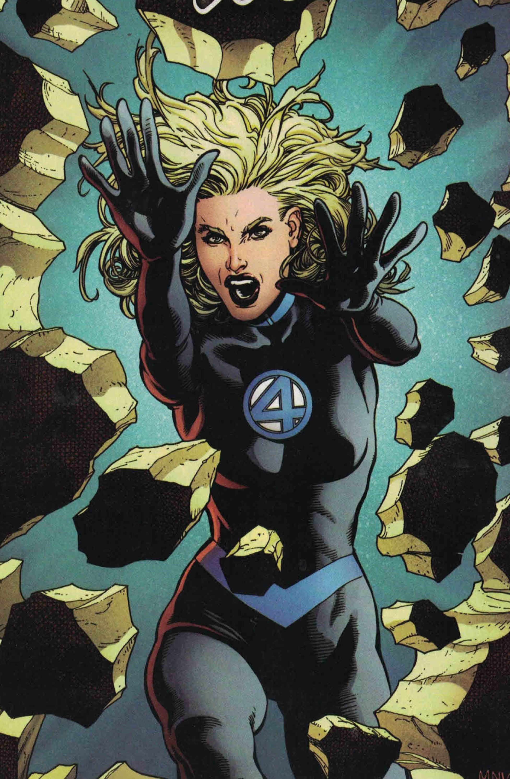 Invisible Woman, Ultimate comics, Steve McNiven artwork, Fantastic Four, 1960x2980 HD Phone