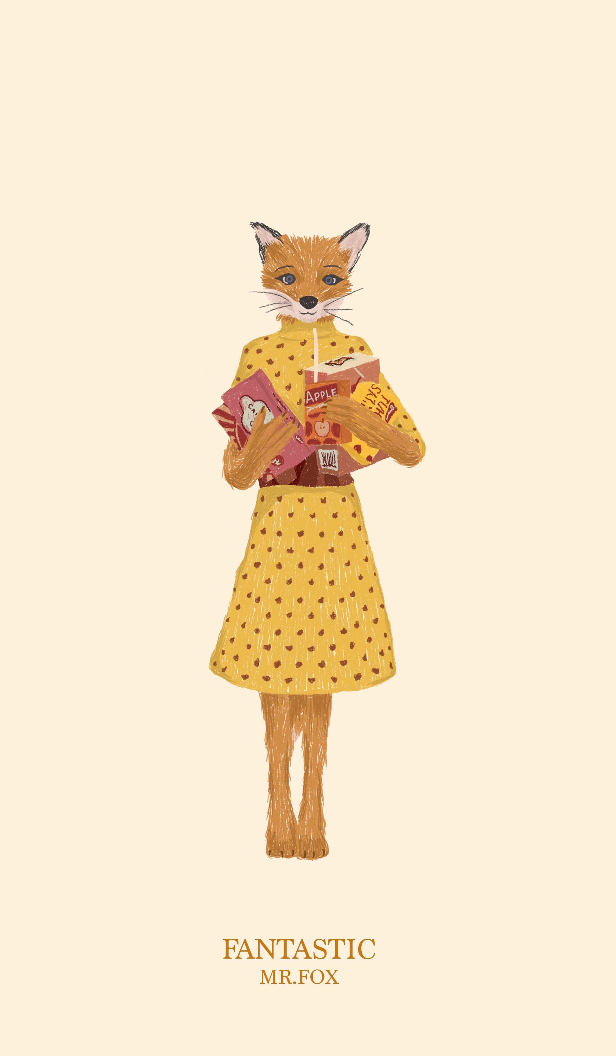 Mrs. Felicity Fox, Fantastic Mr. Fox Wallpaper, 2100x3600 HD Phone