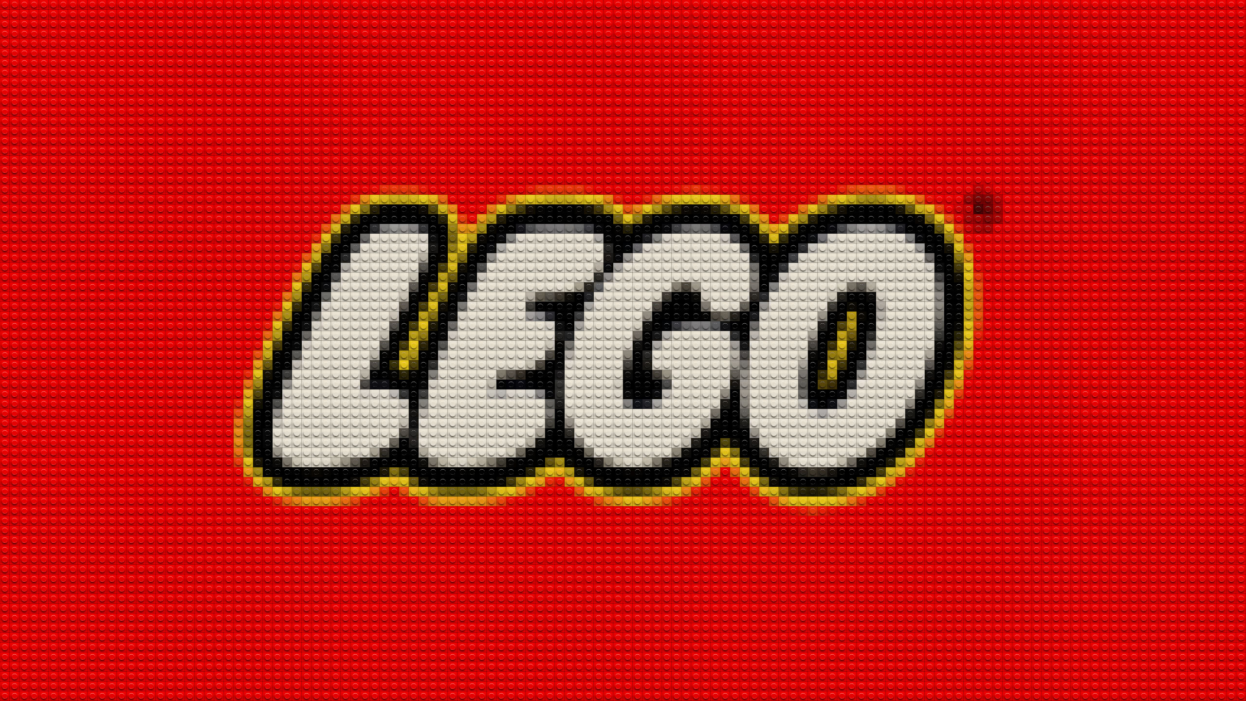 Lego logo wallpaper, Distinctive branding, Recognizable symbol, Minimalist design, 2560x1440 HD Desktop