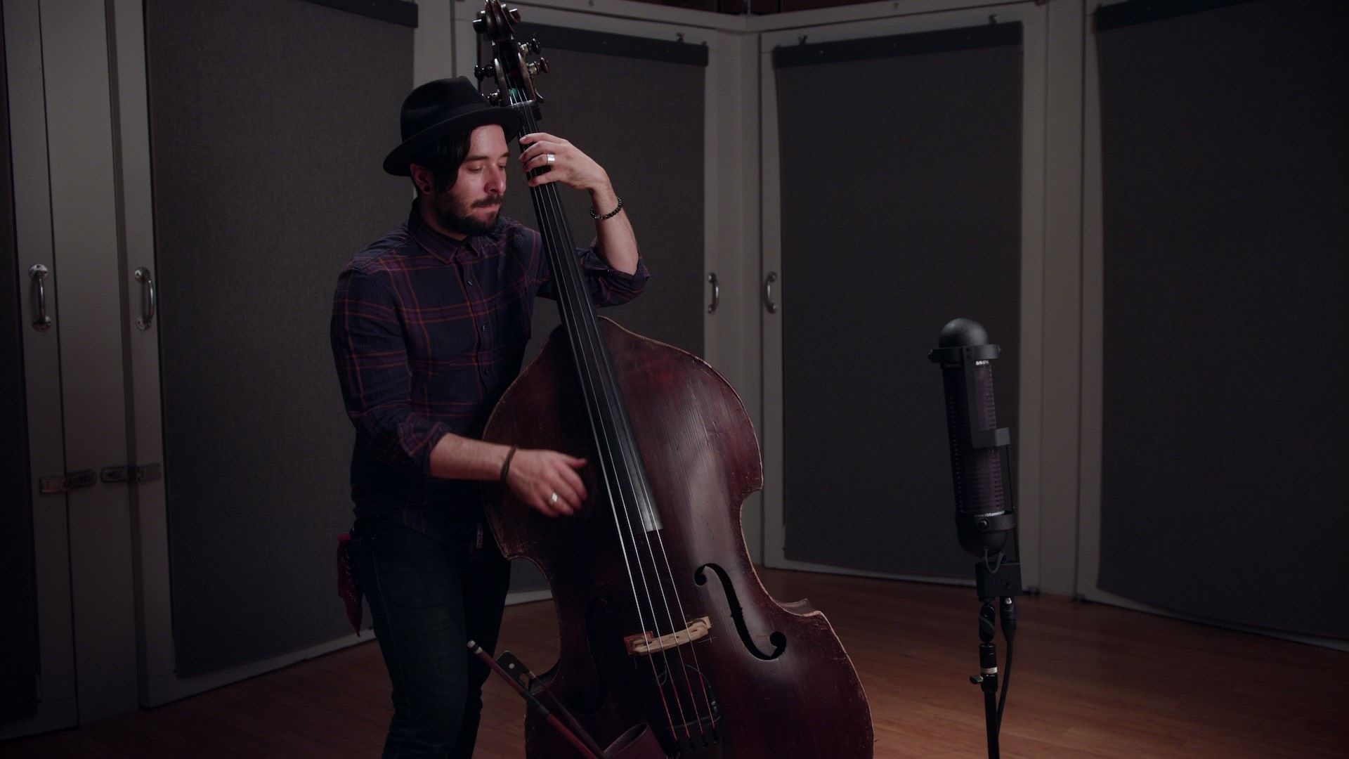 Double bass, HD background images, Reflection of art, Musical journey, 1920x1080 Full HD Desktop