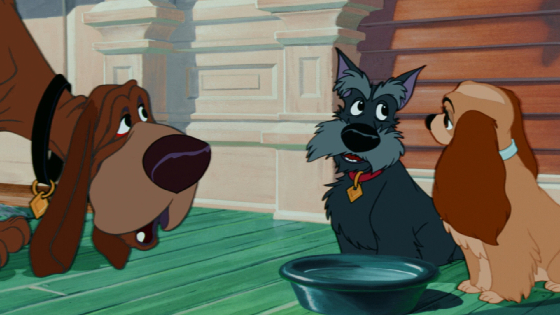 Jock, Trusty, and Lady, Lady and the Tramp Wallpaper, 1920x1080 Full HD Desktop