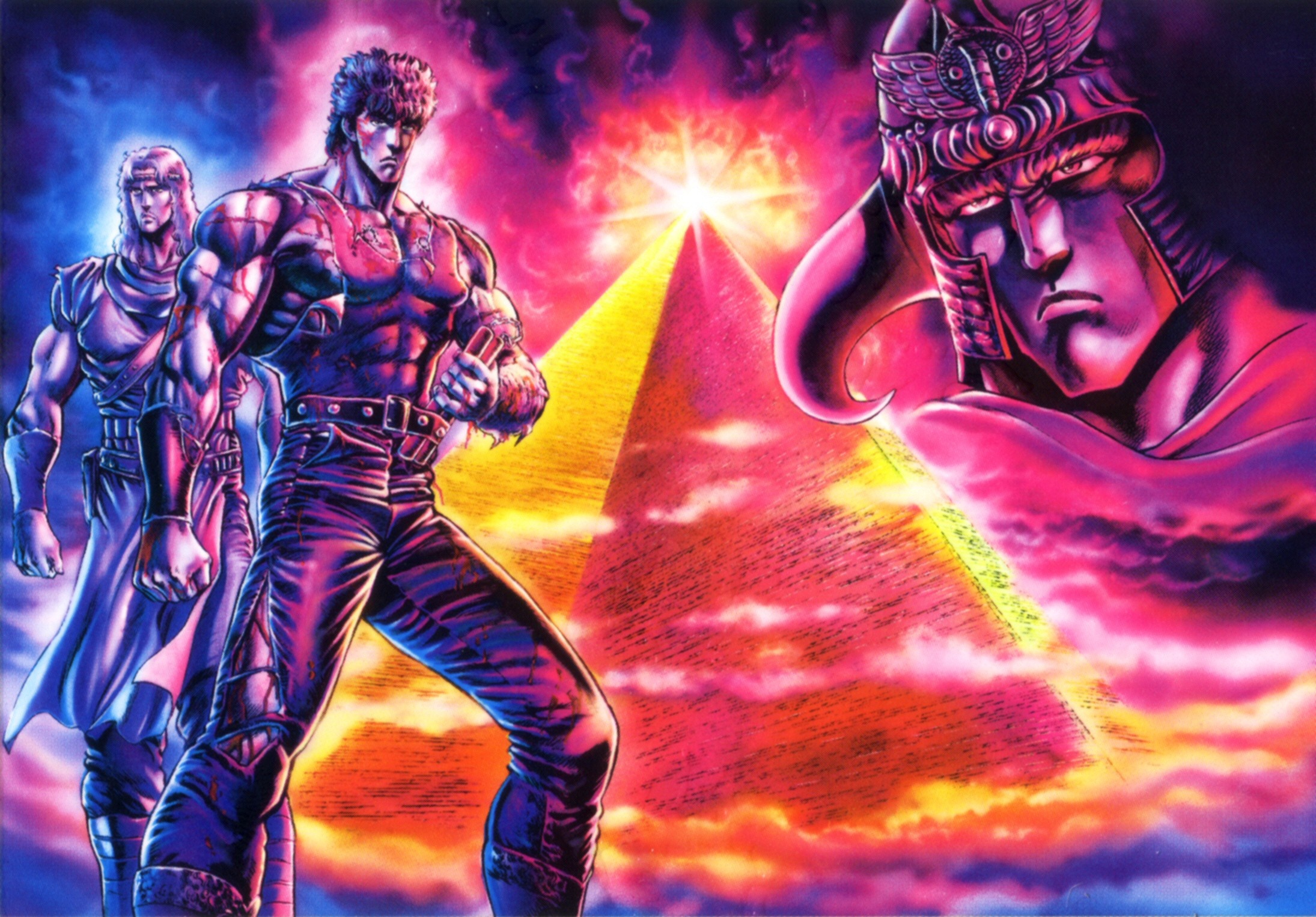 Hokuto no Ken wallpaper, Martial arts anime, Fist of the North Star, Post-apocalyptic setting, 2190x1530 HD Desktop