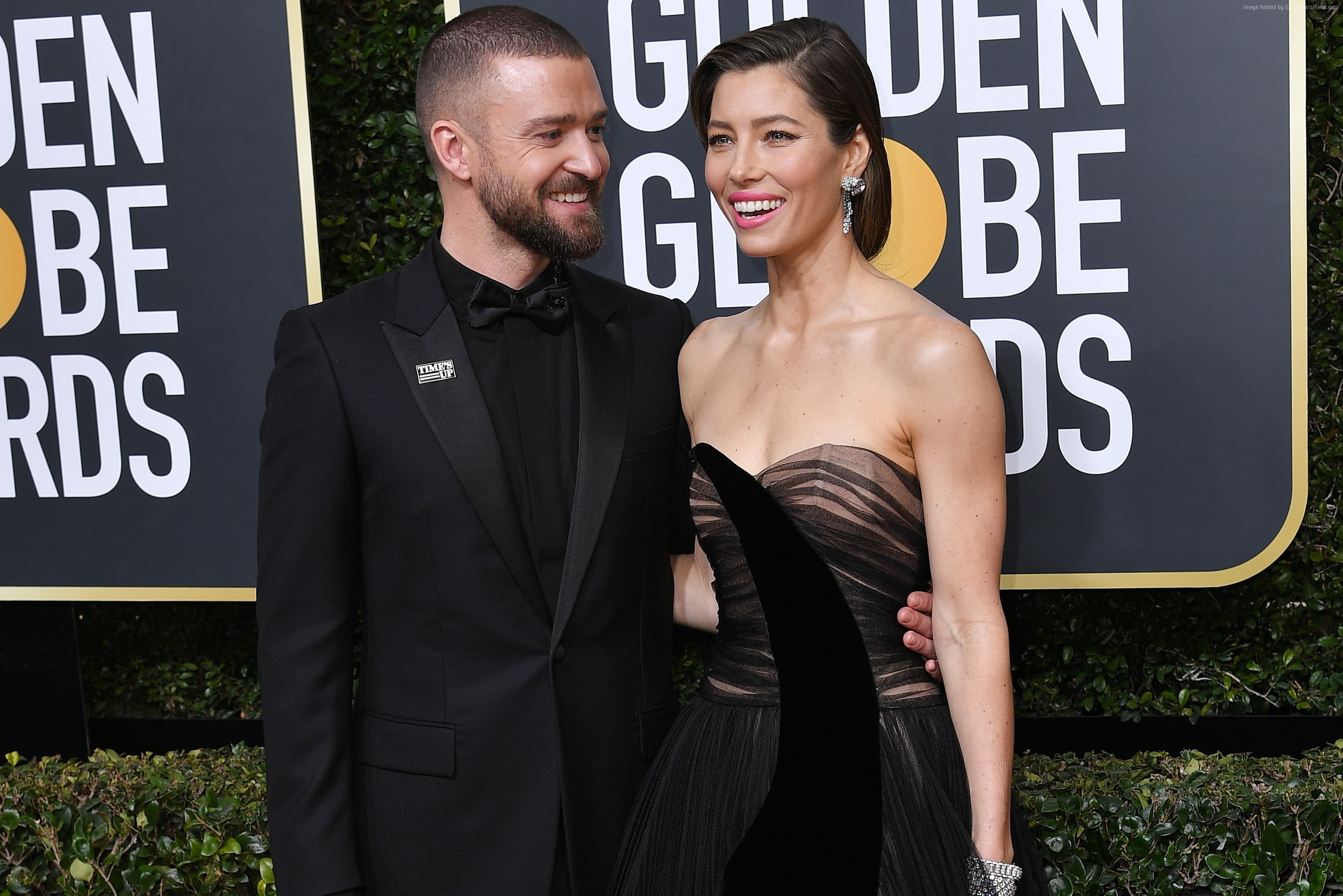 Golden Globes, Justin Timberlake, Jessica Biel, 3240x2160 HD Desktop